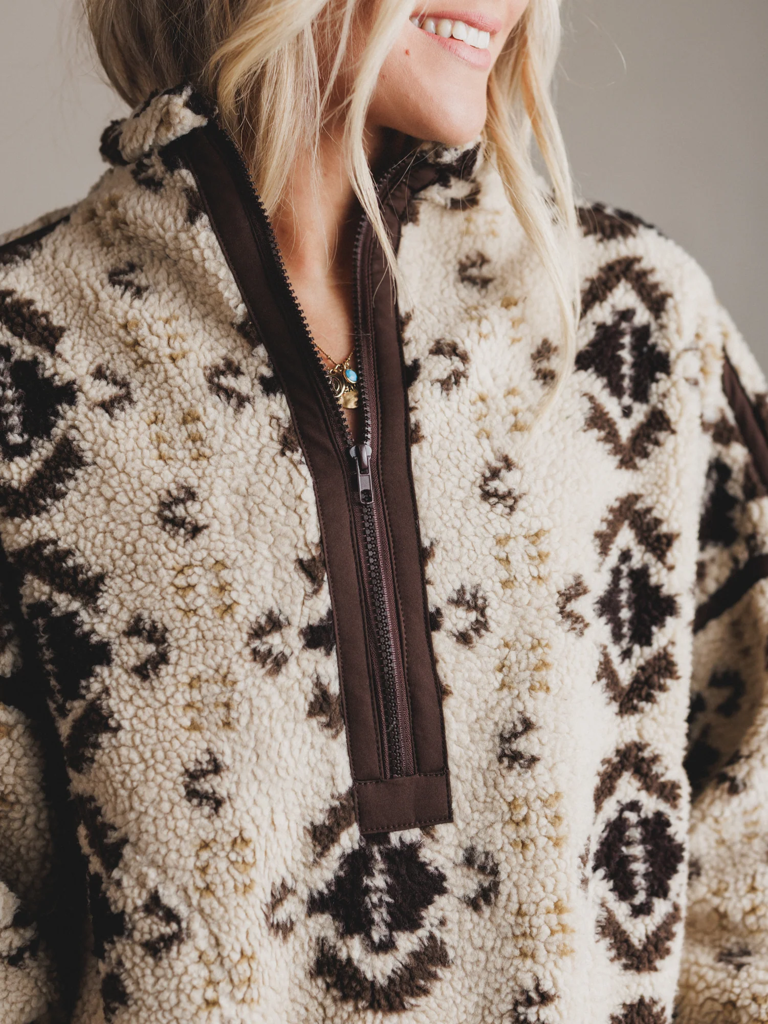 Mountain Calling Pullover - Stone - Image 2