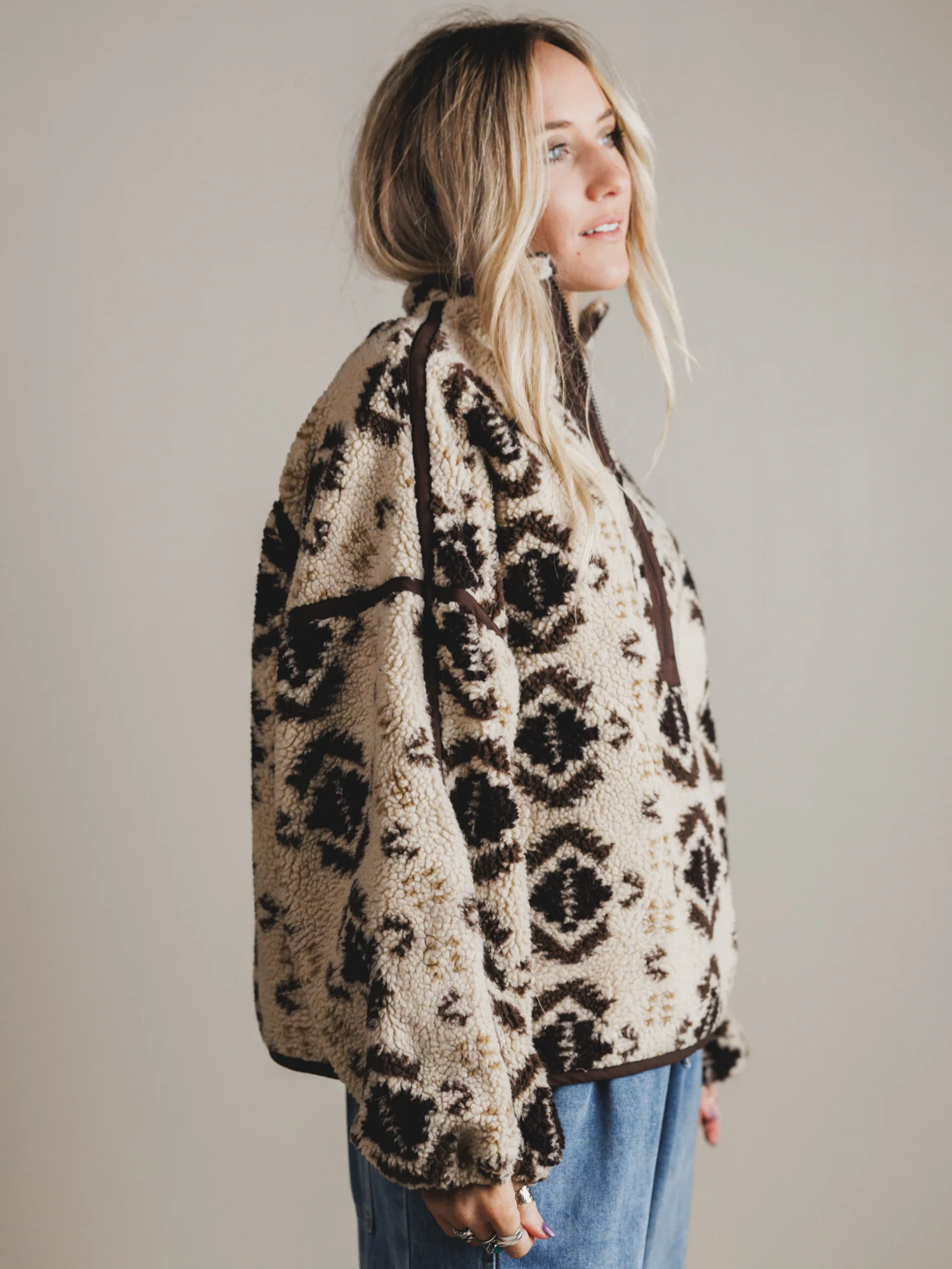 Mountain Calling Pullover - Stone - Image 4