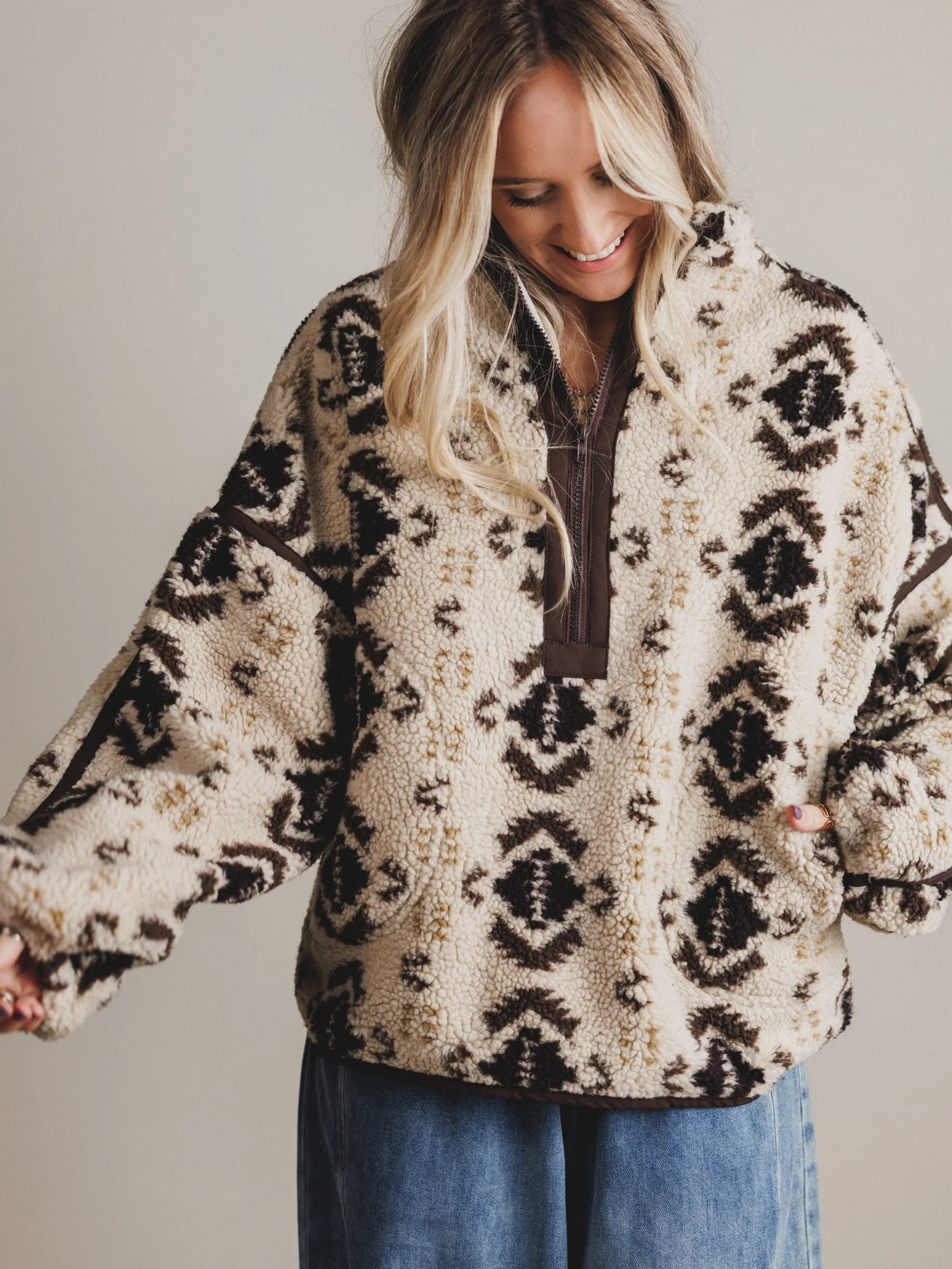 Mountain Calling Pullover - Stone - Image 6