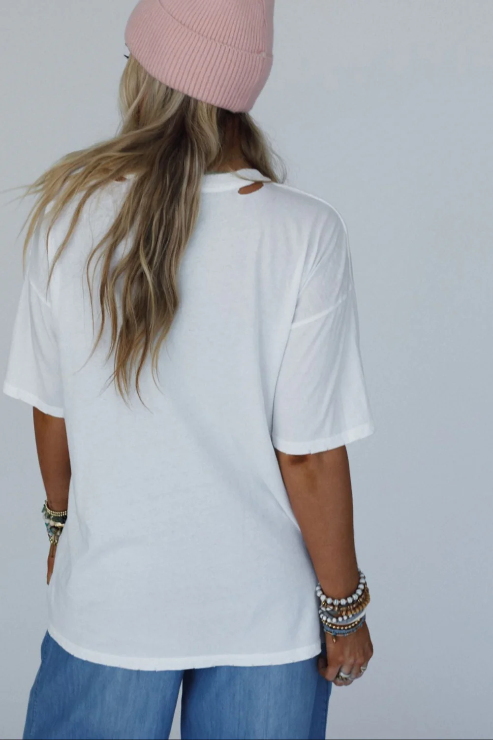 Mountains Are Calling Graphic Tee - Ivory - Image 4