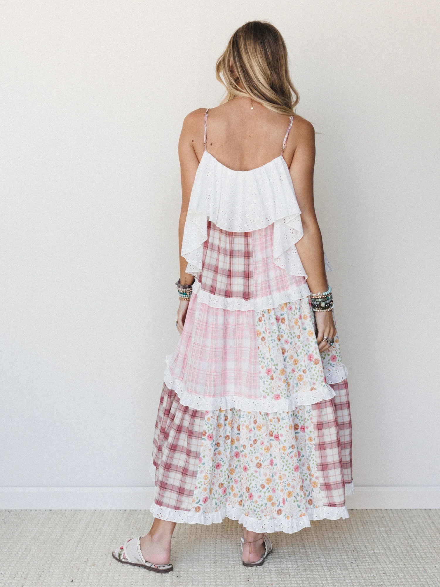 Nature Gathering Dress - Pink Multi - Image 6