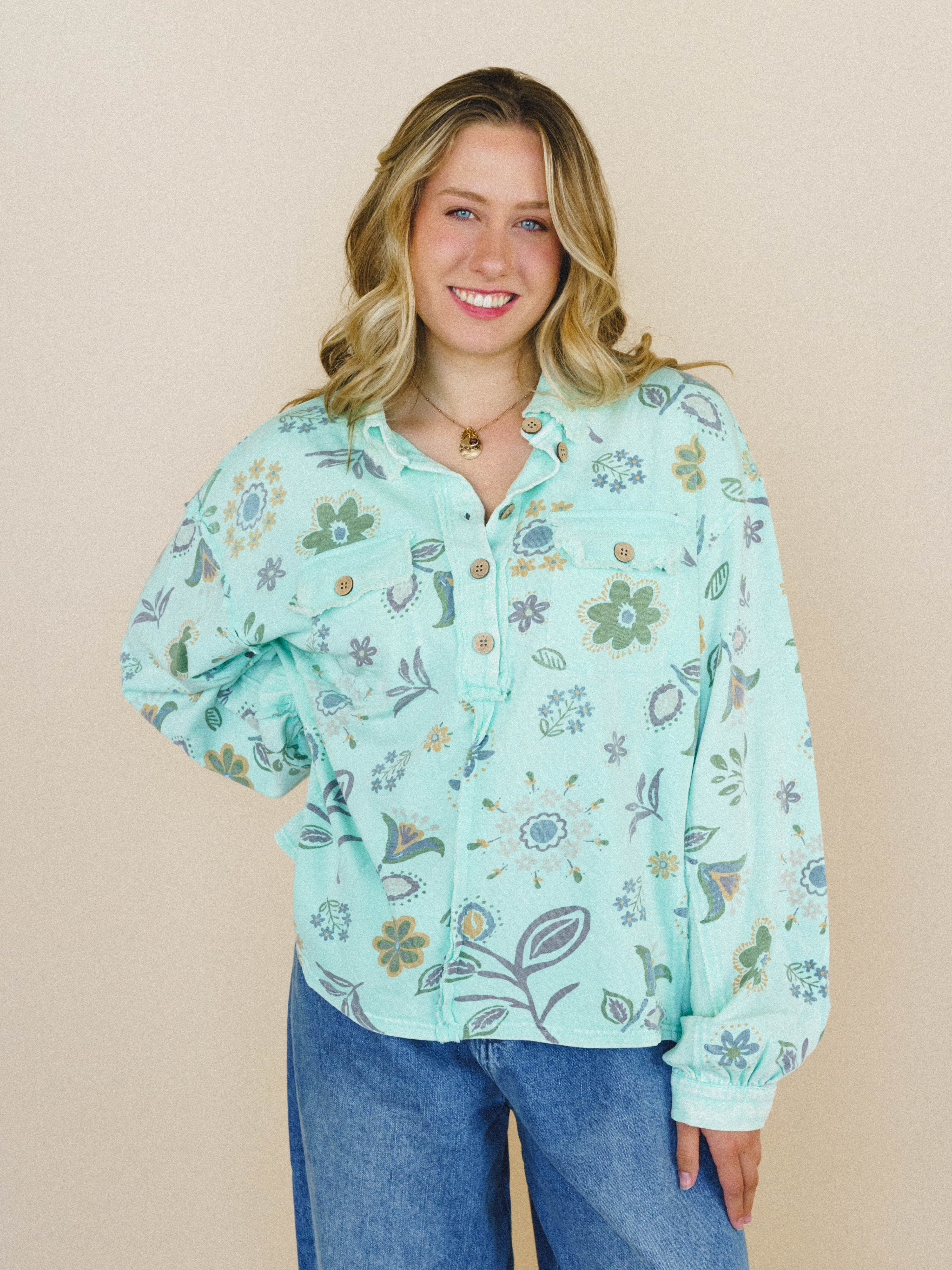 Nature Lover Top - Mint - Image 4