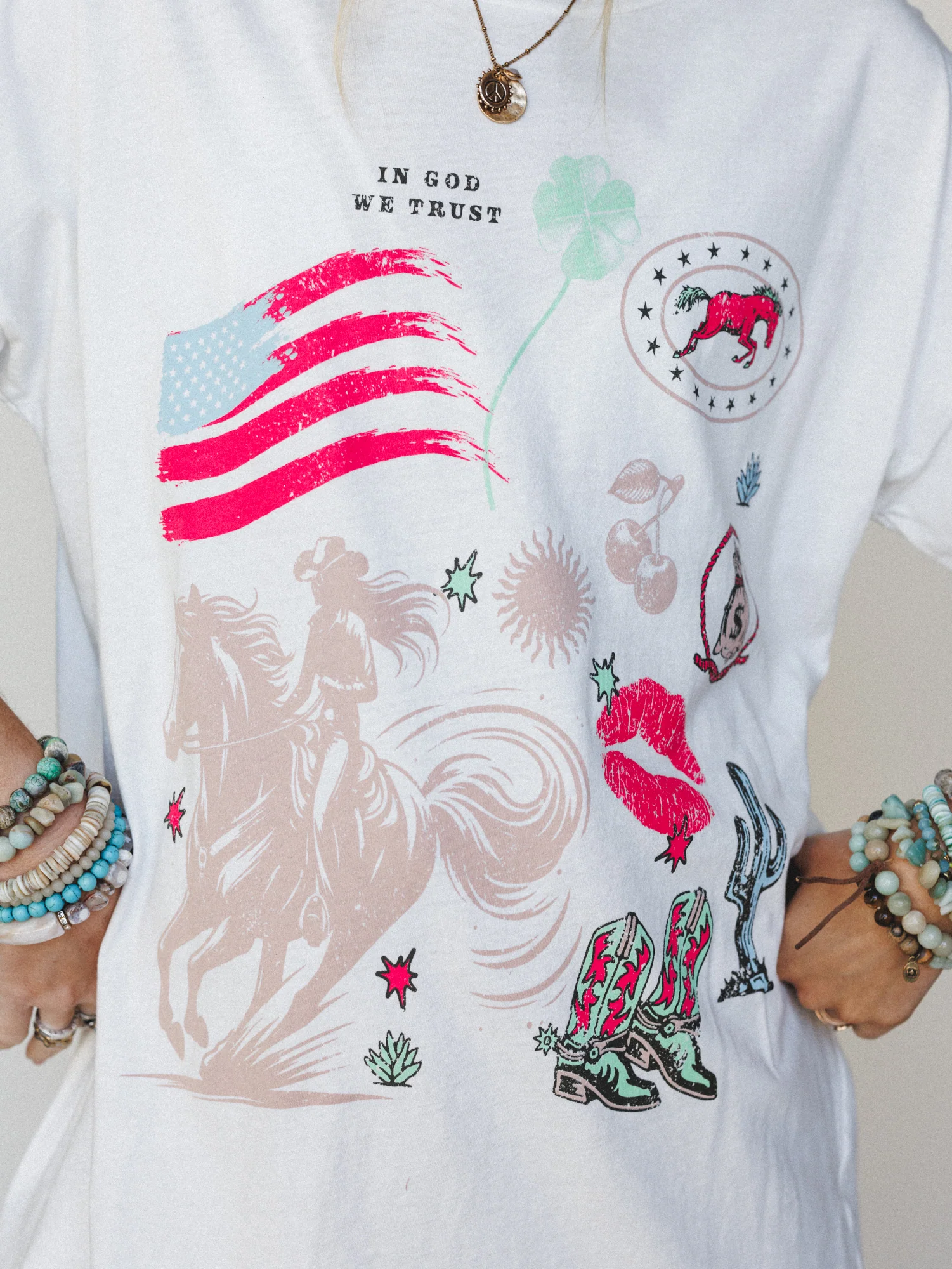 Near And Dear Tee - Ivory - Image 3