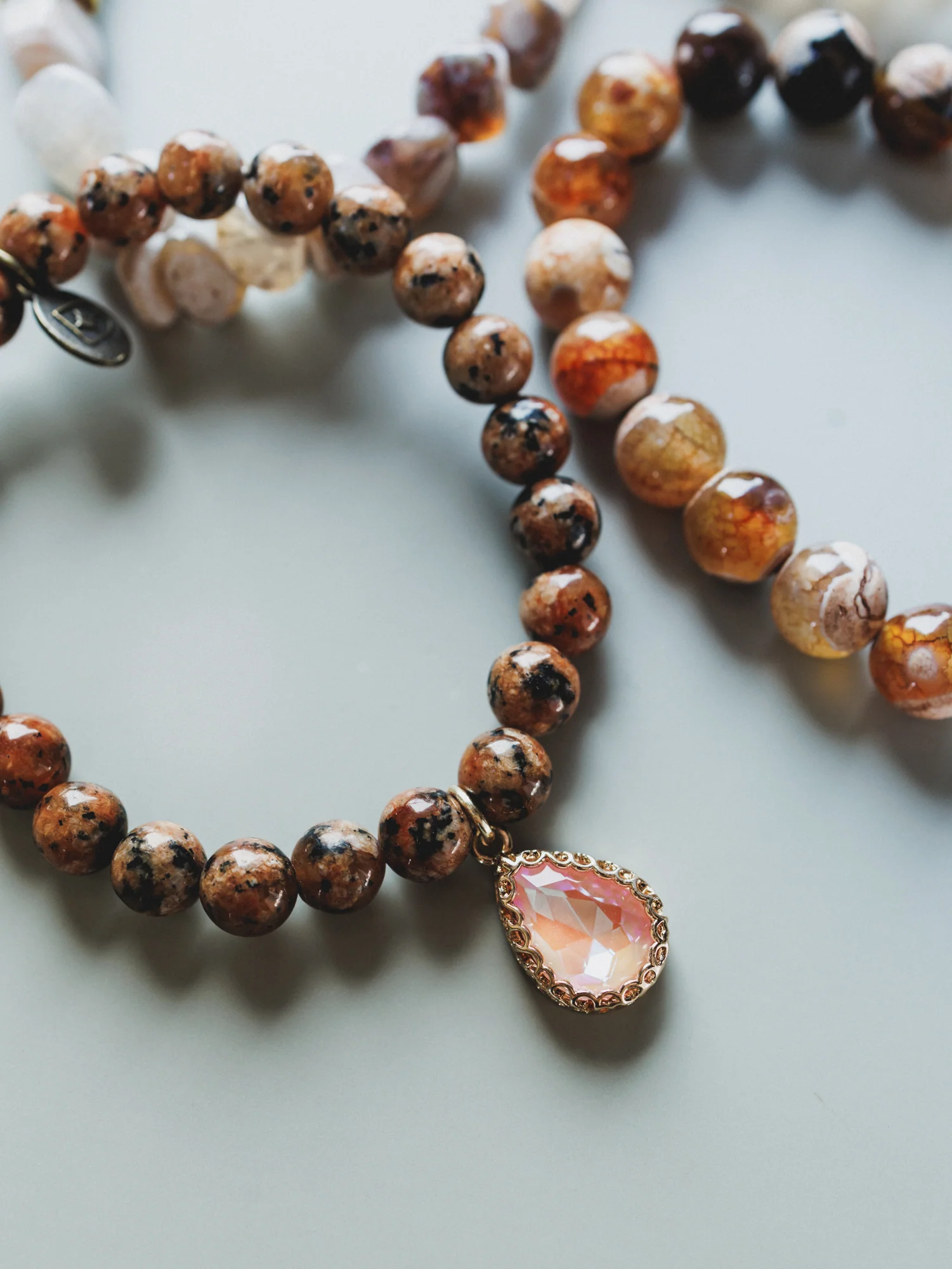 Night Sun Beaded Bracelets - Cinnamon - Image 3