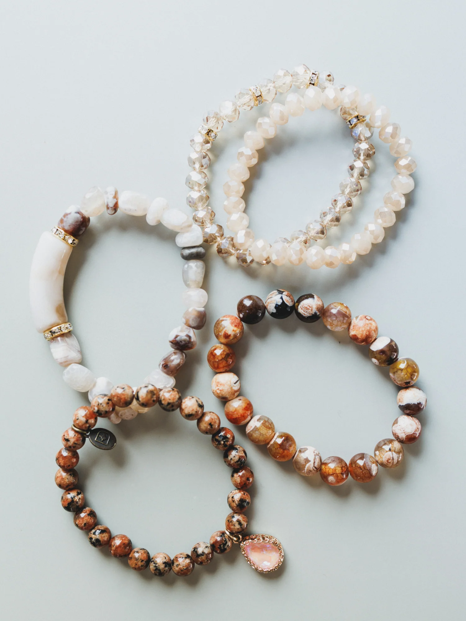 Night Sun Beaded Bracelets - Cinnamon - Image 4