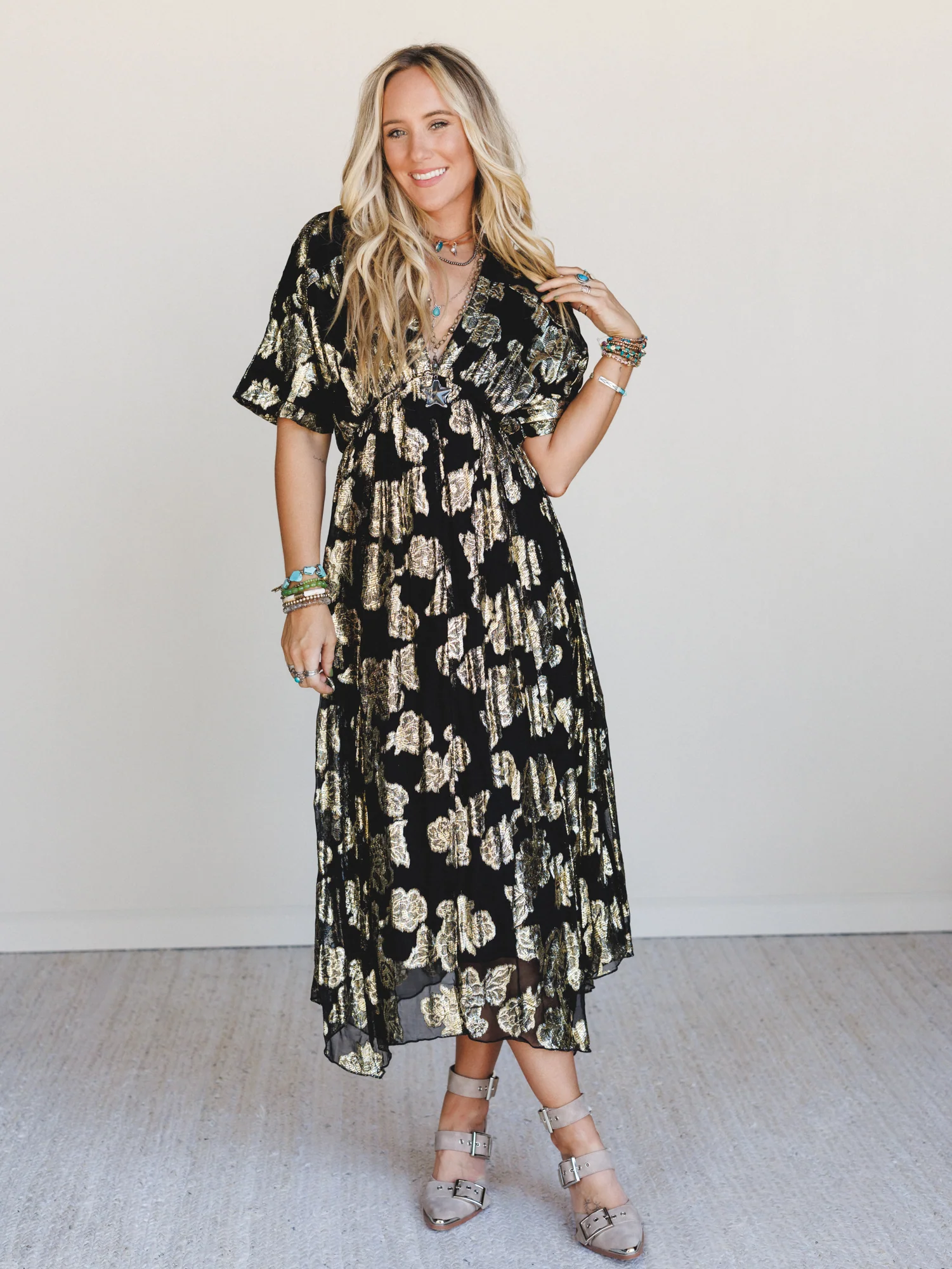 Nightflower Dress - Black - Image 2