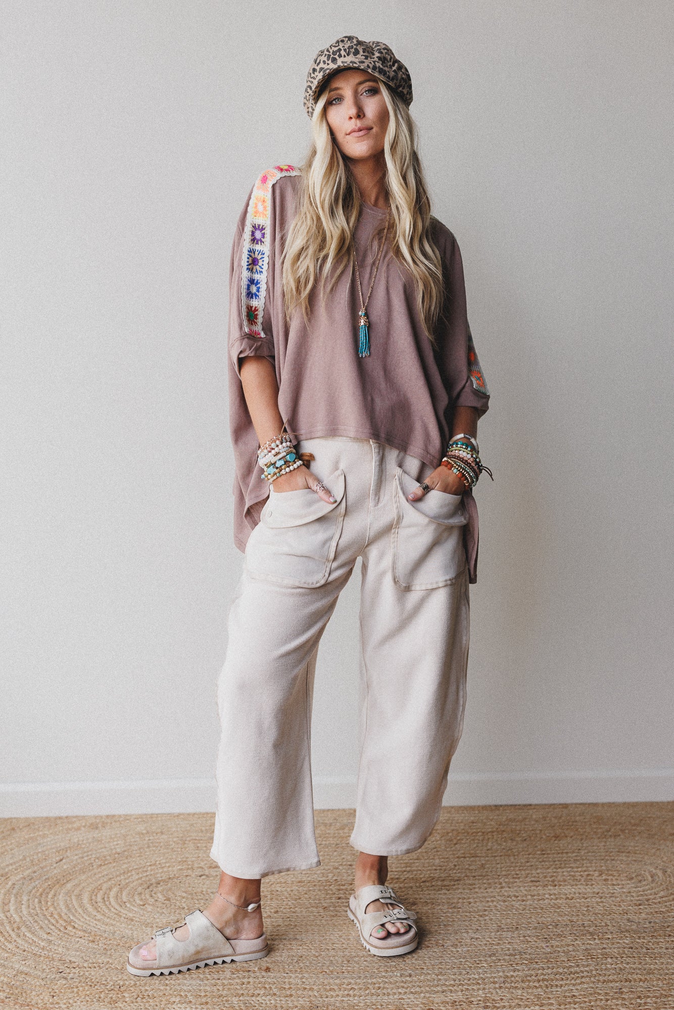 Nothing Less Barrel Pants - Sand - Image 3