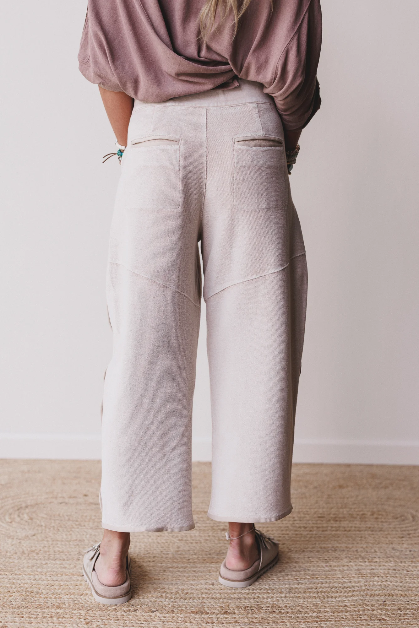 Nothing Less Barrel Pants - Sand - Image 6