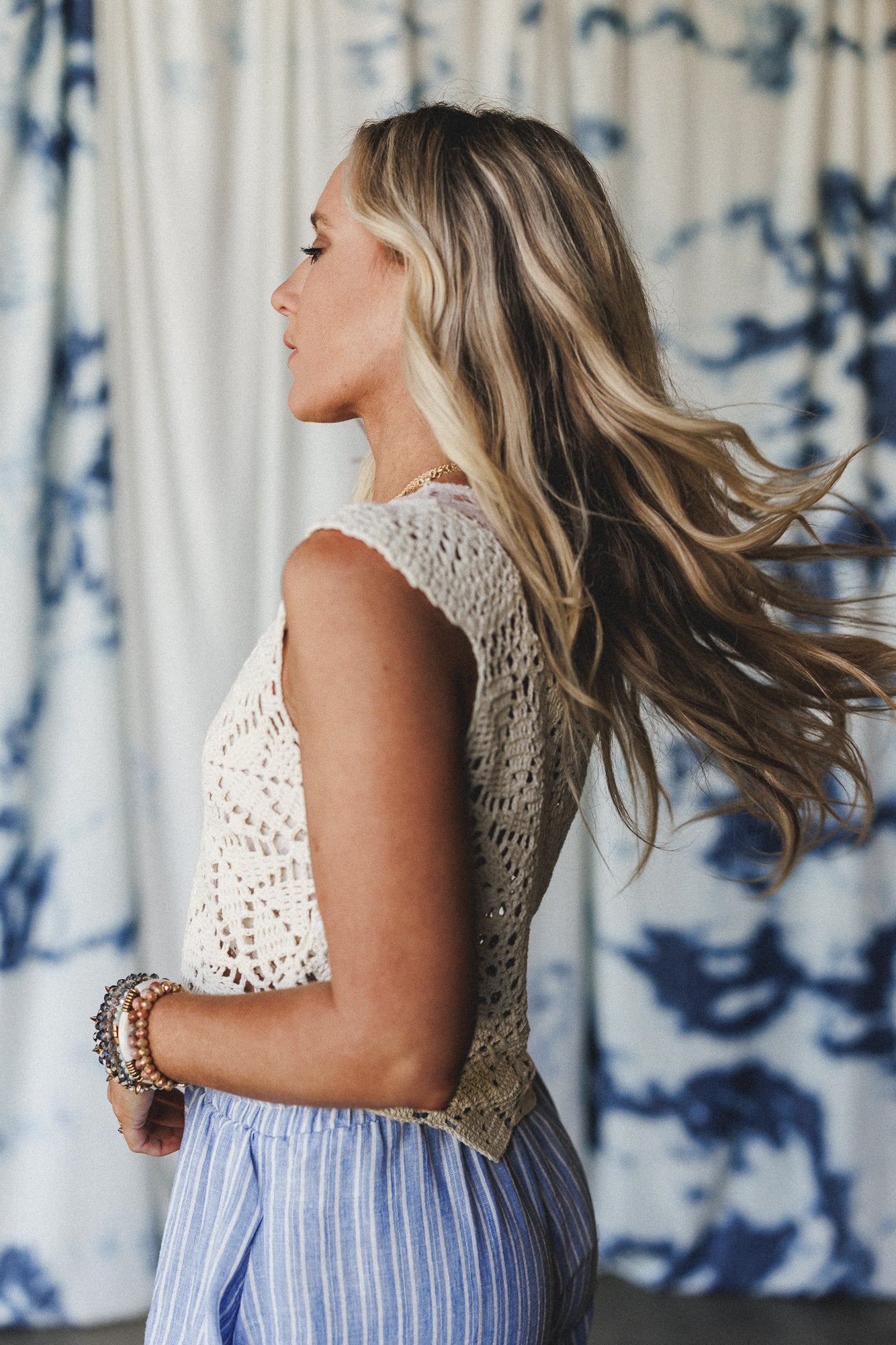 Nova Crochet Top - Cream - Image 3