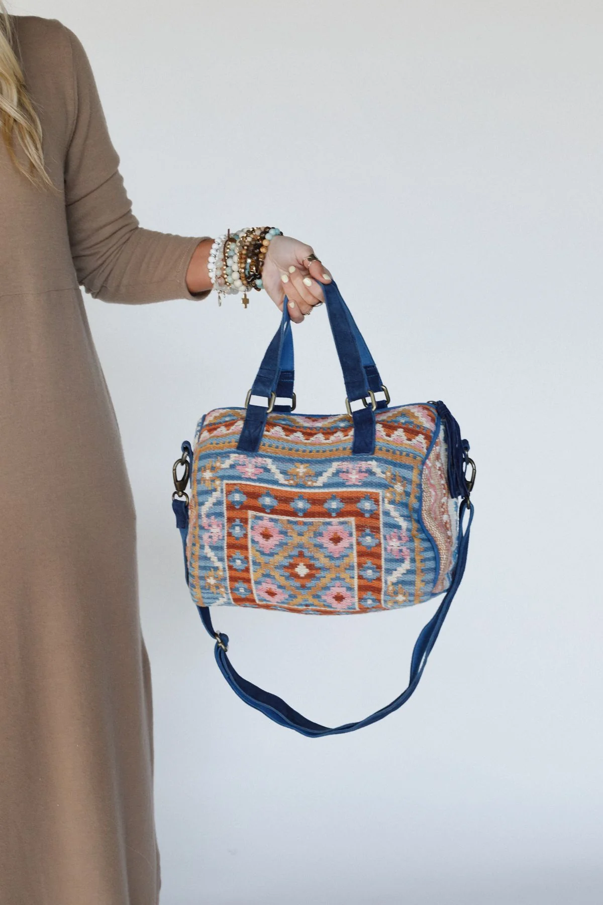 Ocean Island Handcrafted Bag - Multi - Image 2