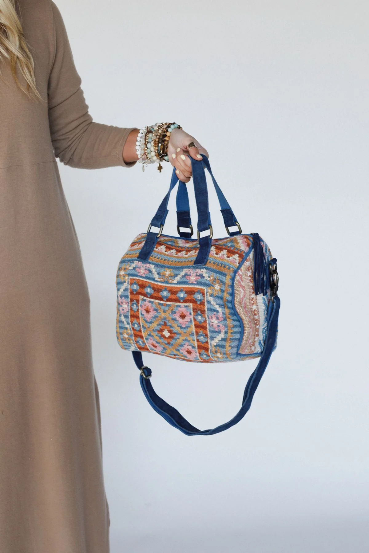 Ocean Island Handcrafted Bag - Multi - Image 3