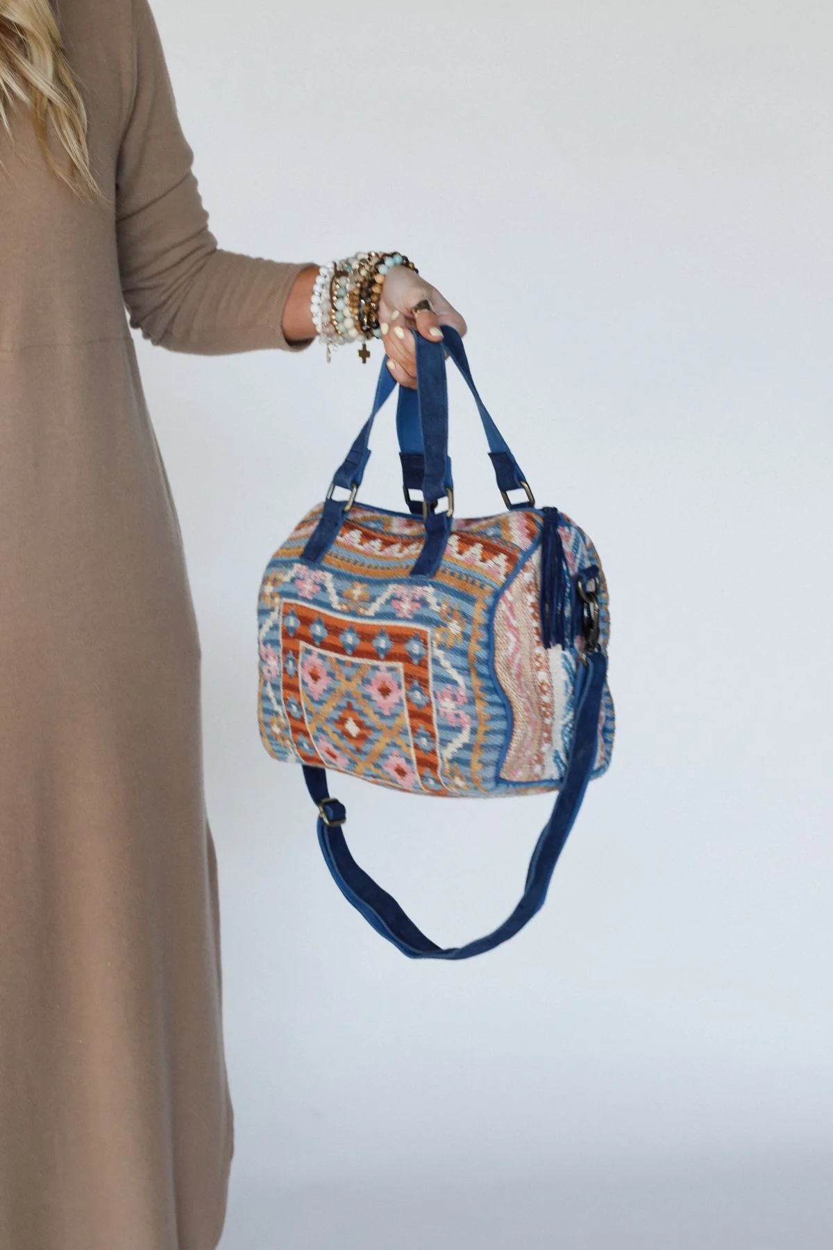 Ocean Island Handcrafted Bag - Multi - Image 4