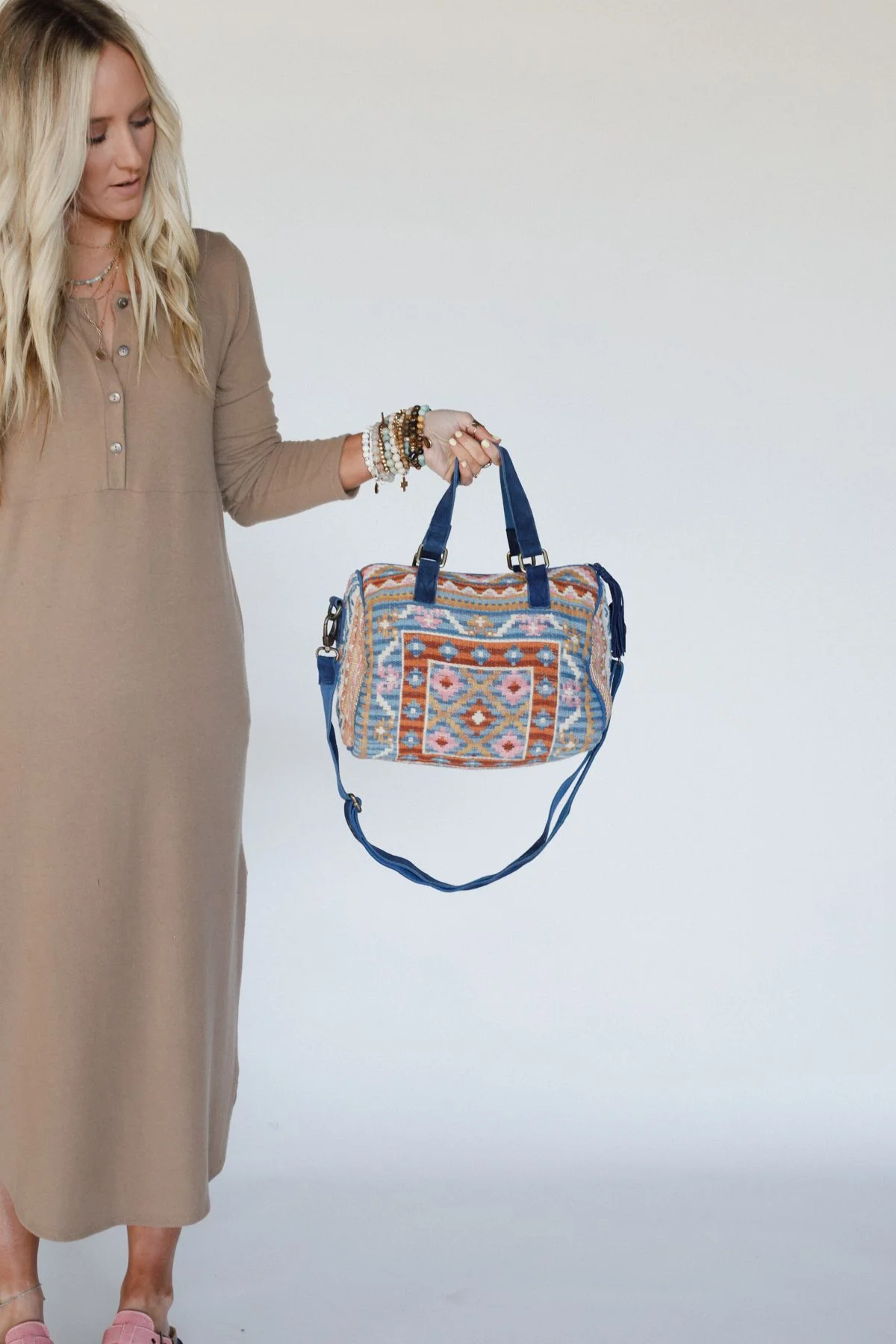Ocean Island Handcrafted Bag - Multi - Image 5