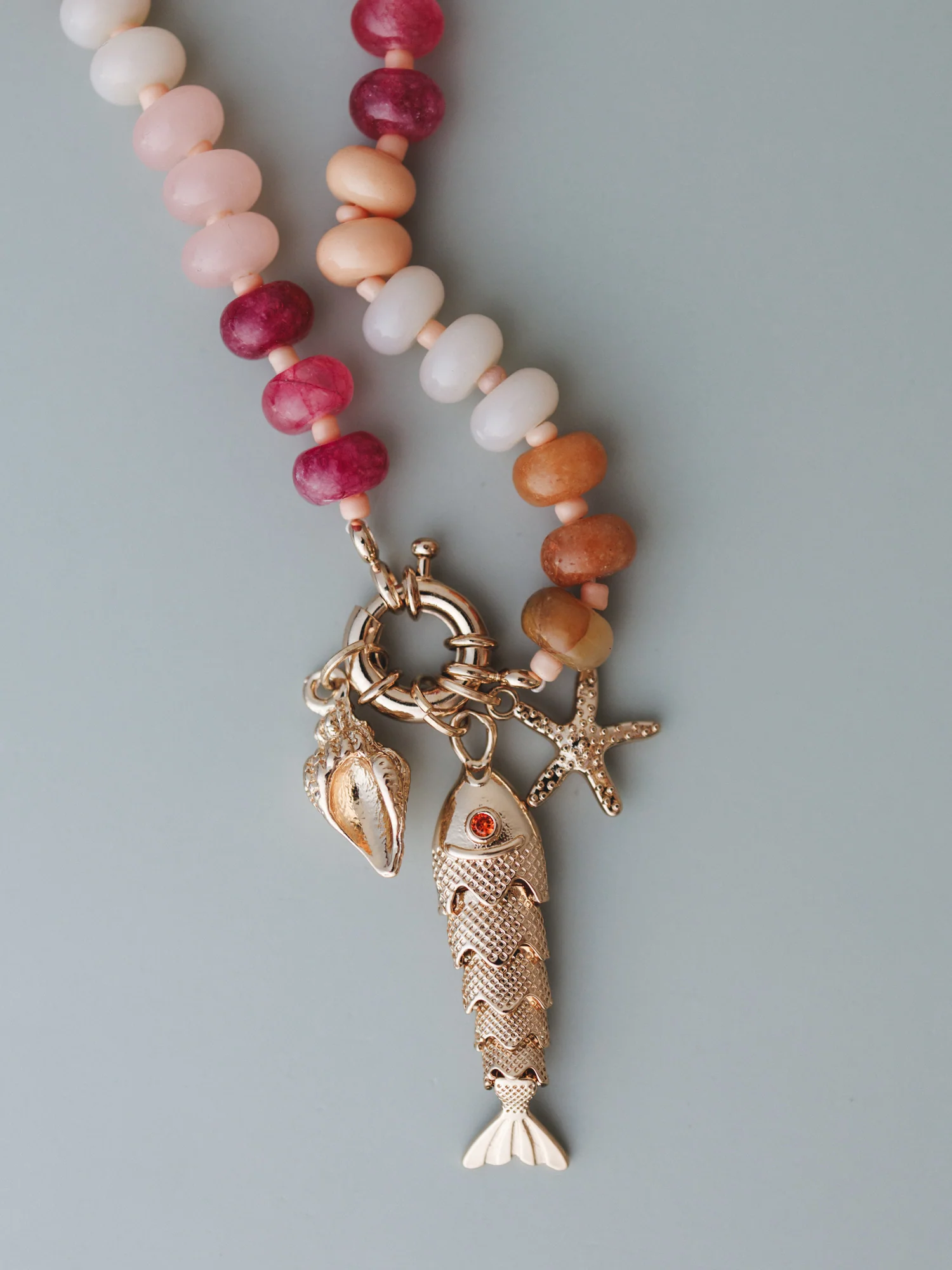 Ocean Trove Necklace - Pink - Image 3