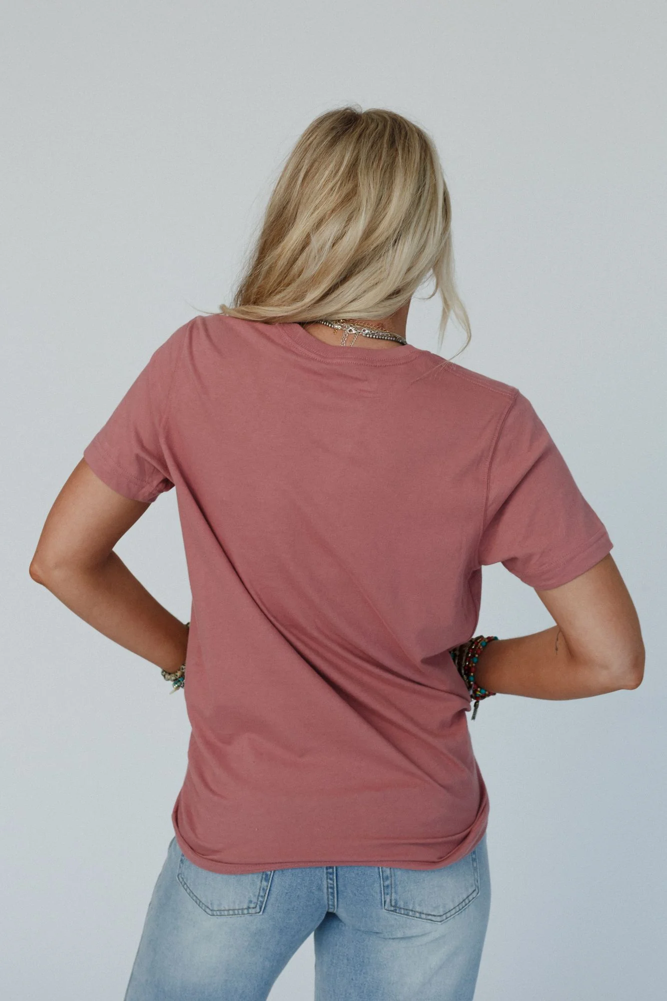 On The Wild Side Graphic Tee - Rose - Image 4