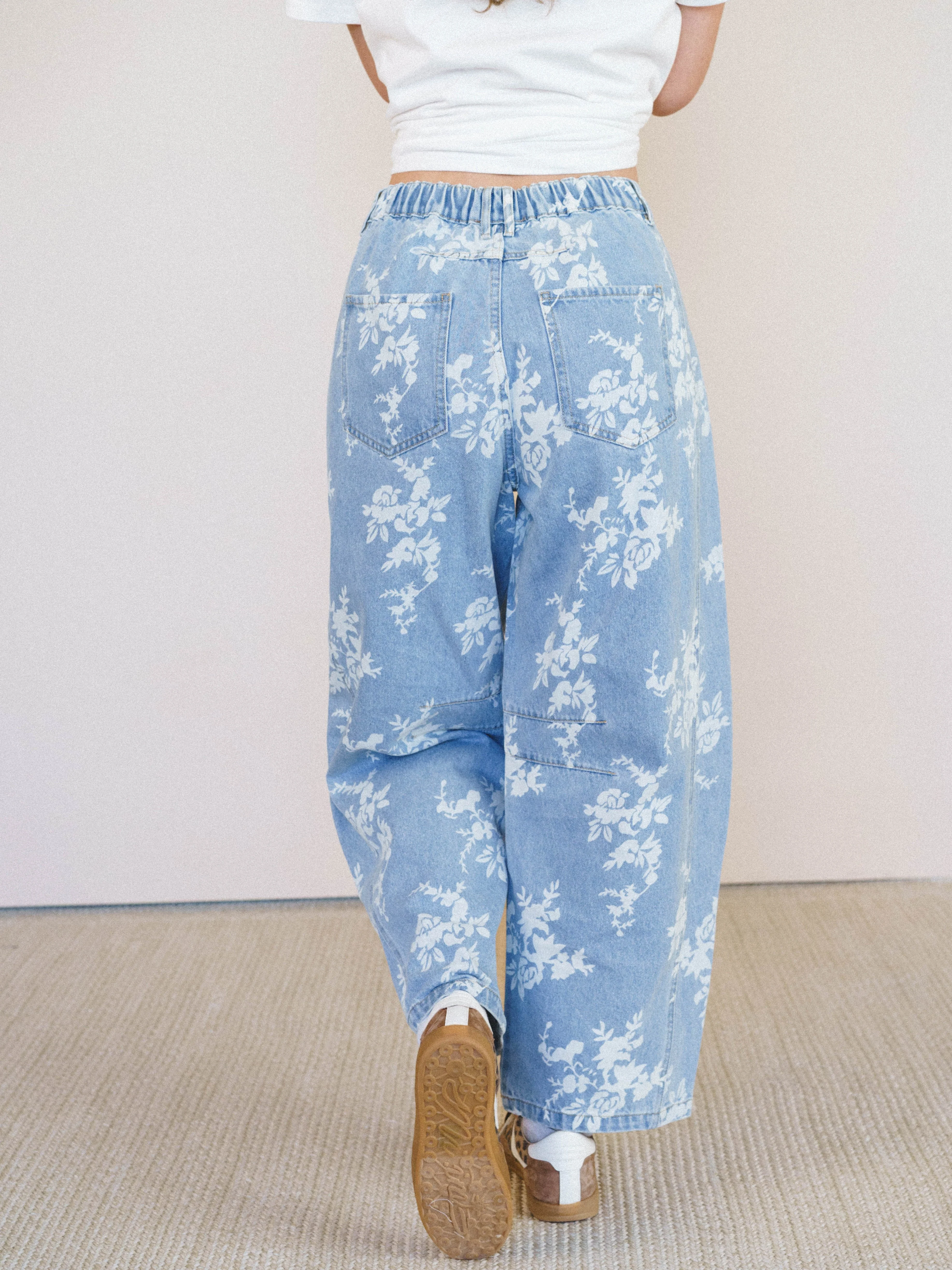Opal Meadow Barrel Jeans - Denim - Image 2