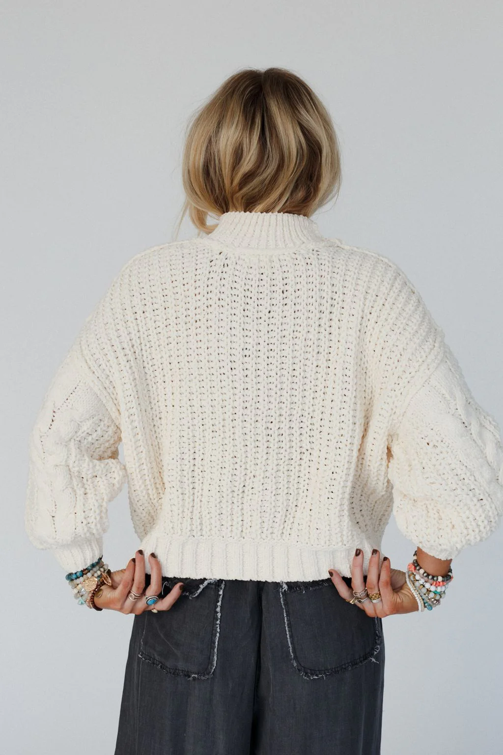 Orchard Charm Sweater - Cream - Image 2