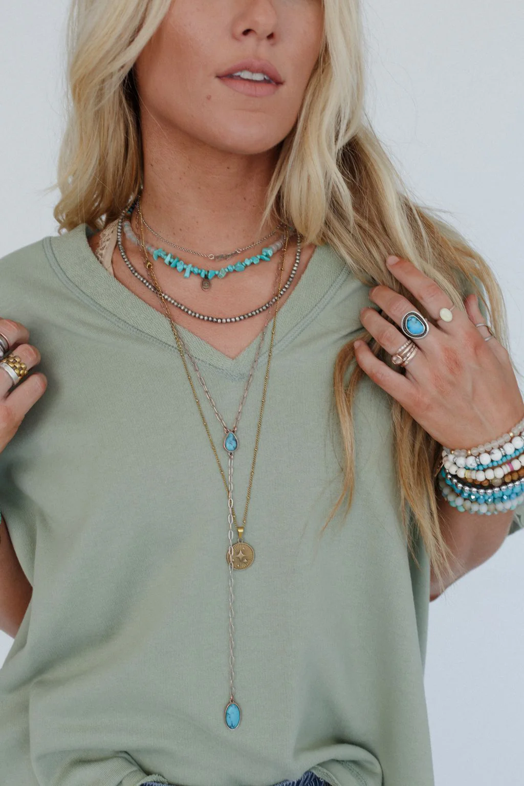 The Nest Payton Top - Sage - Image 3