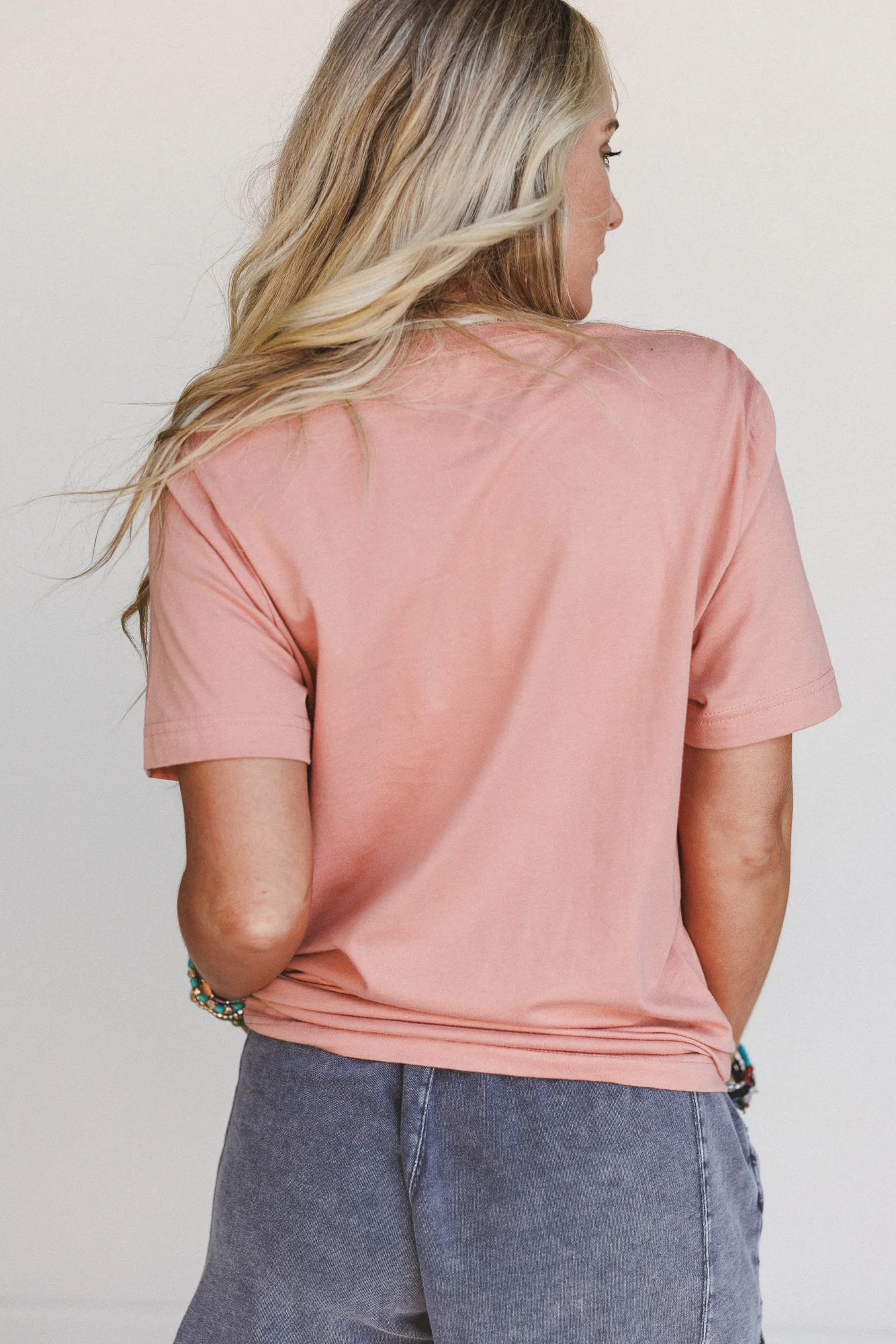 The Nest Peace and Love Graphic Tee - Terracotta - Image 4