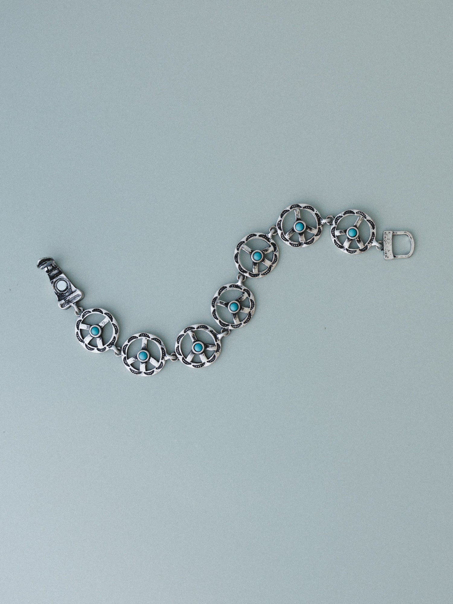 Peace Locked In Bracelet - Turquoise - Image 3