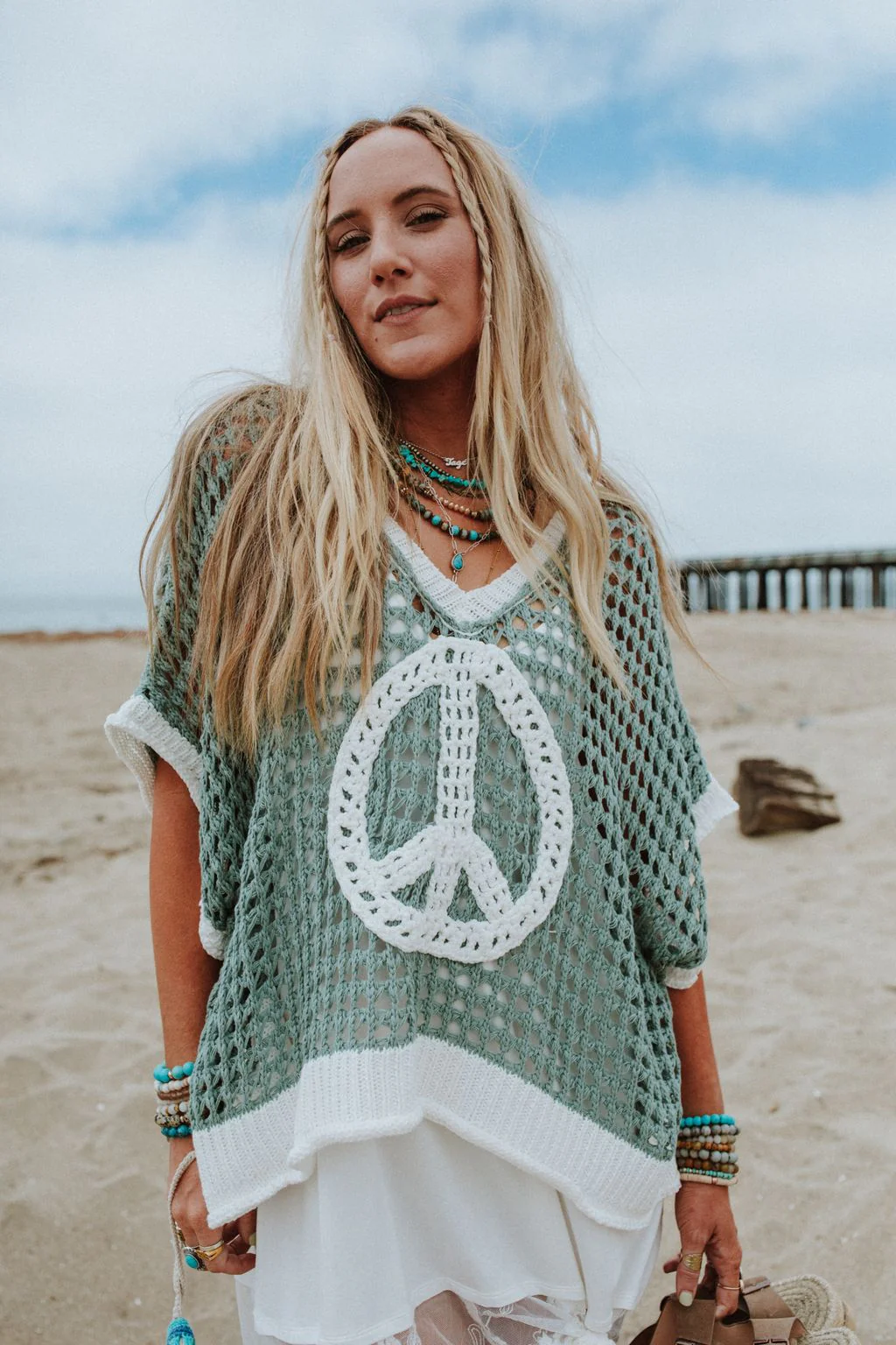 Peace Oasis Top - Sage - Image 7