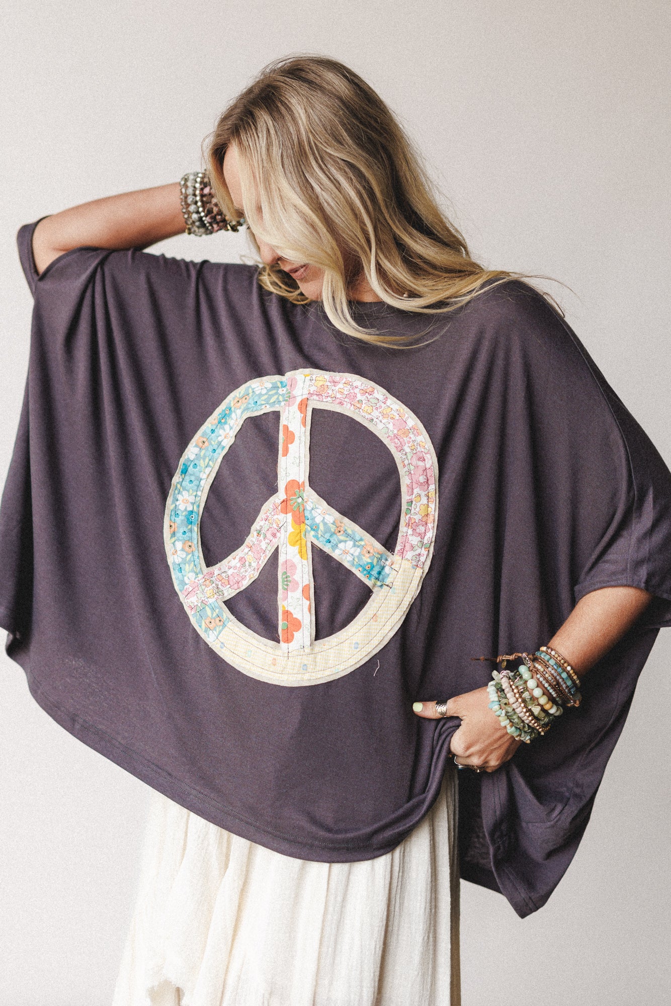Peaceful Layers Tunic - Smoke - Image 4