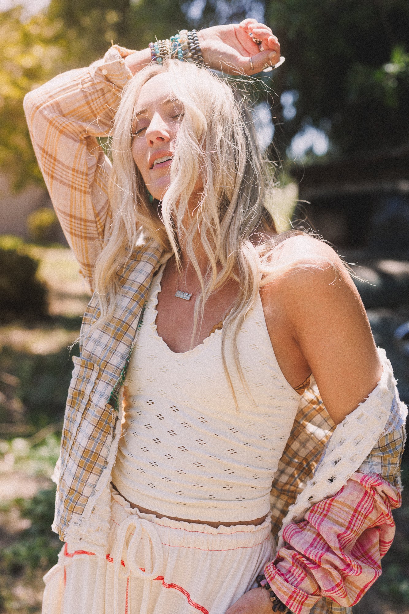 Perfectly Paired Plaid Shacket - Yellow - Image 2