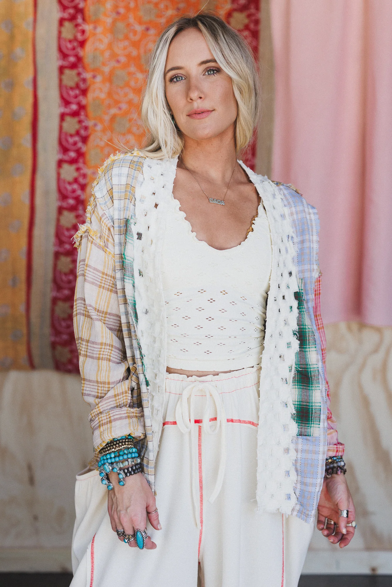 Perfectly Paired Plaid Shacket - Yellow - Image 5