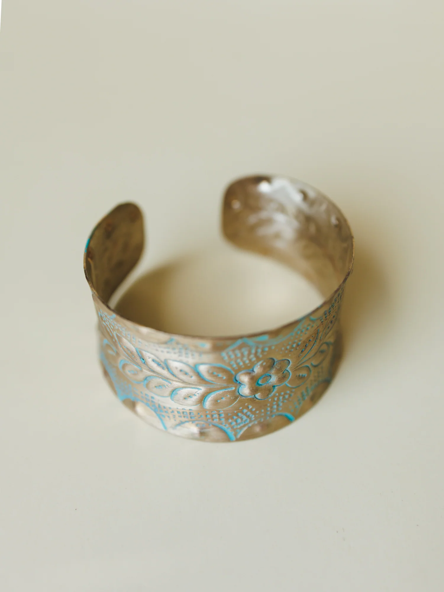Petals in the Wind Cuff - Gold - Image 4