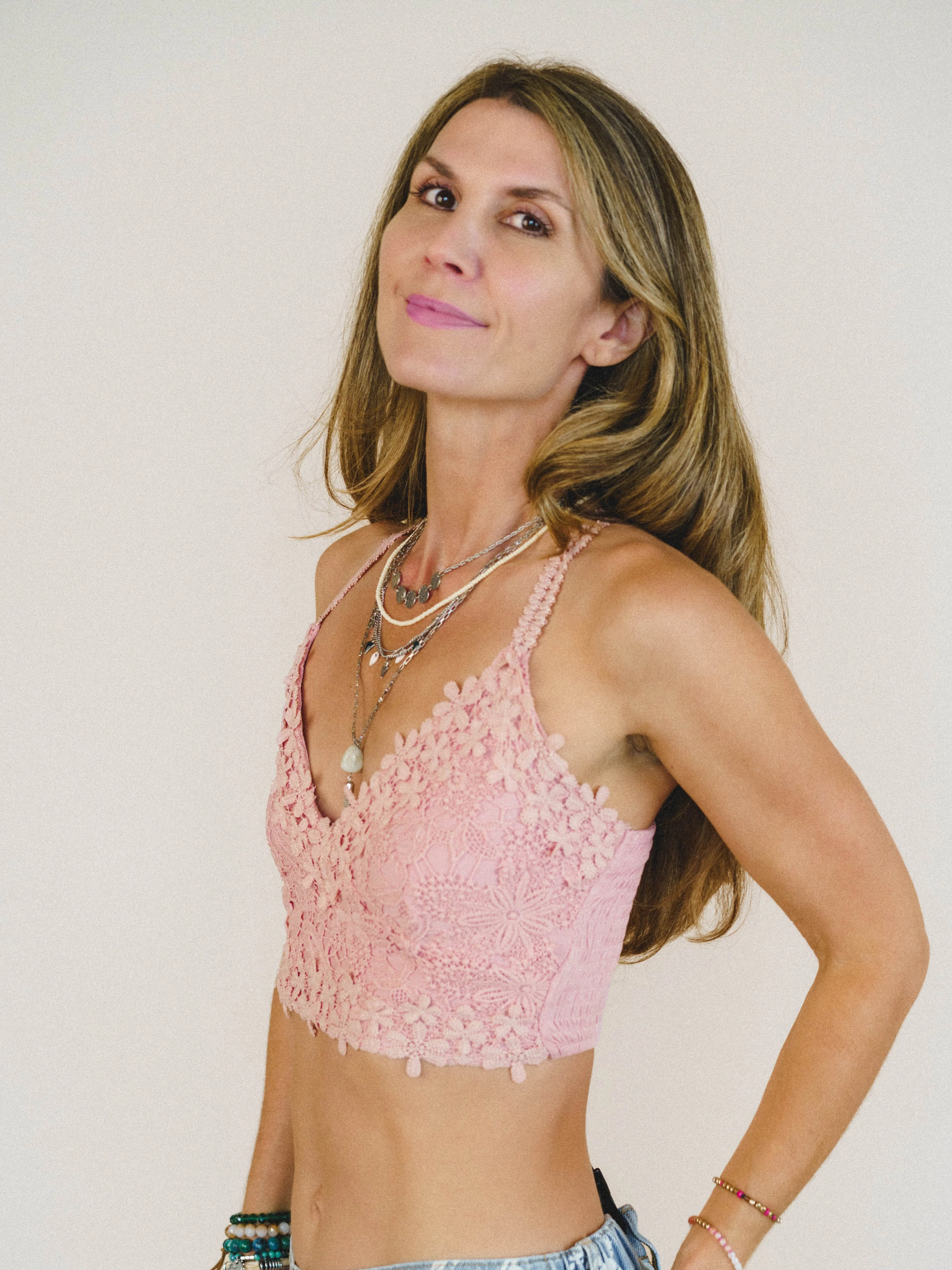 Picking Flowers Bralette - Pink - Image 3