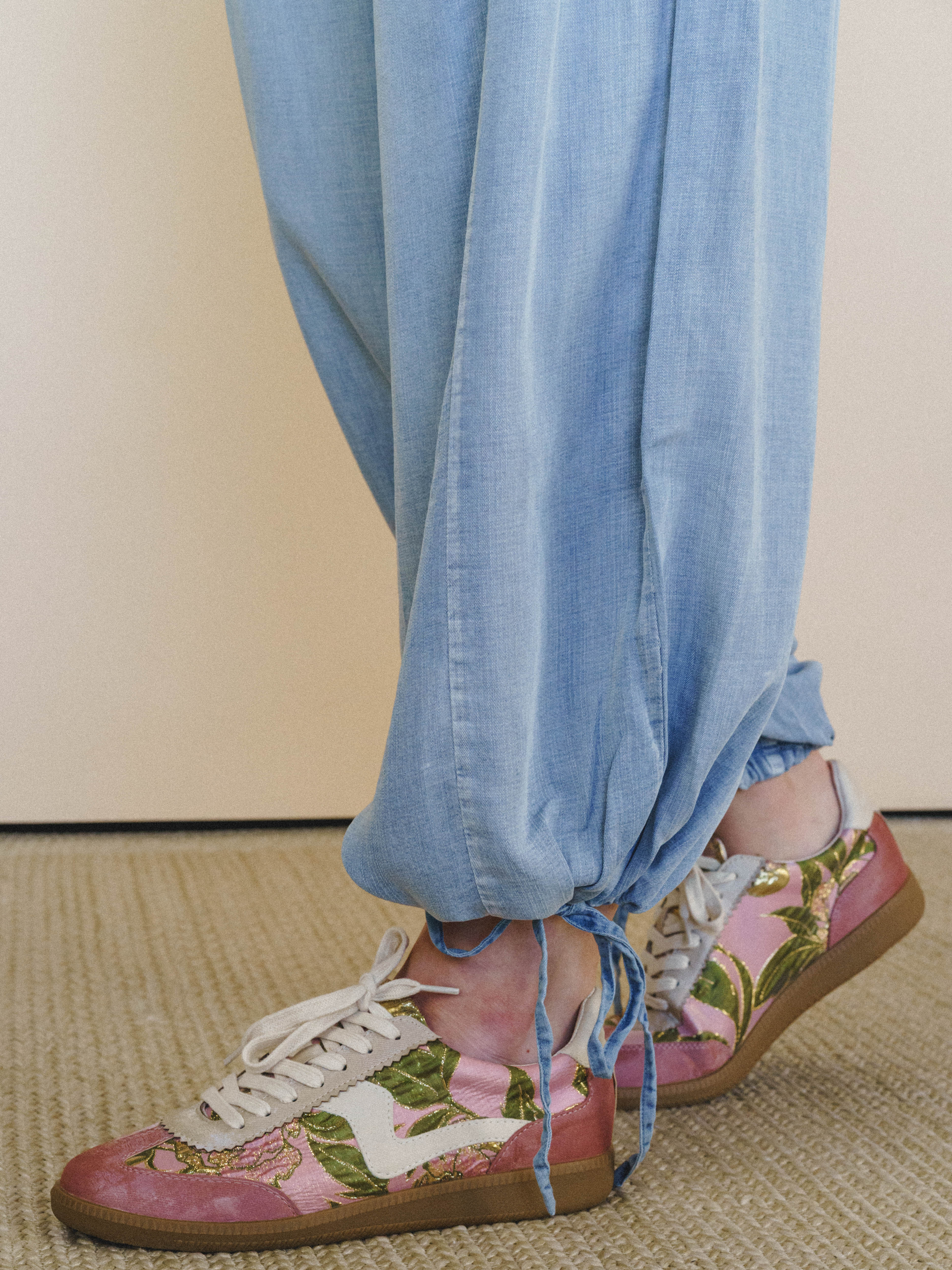 Pocket Full of Flowers Pants - Light Denim - Image 4