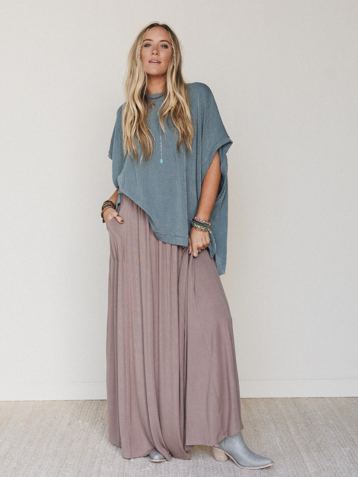 The Perfect Pocketed Maxi Skirt - Mocha - Image 4
