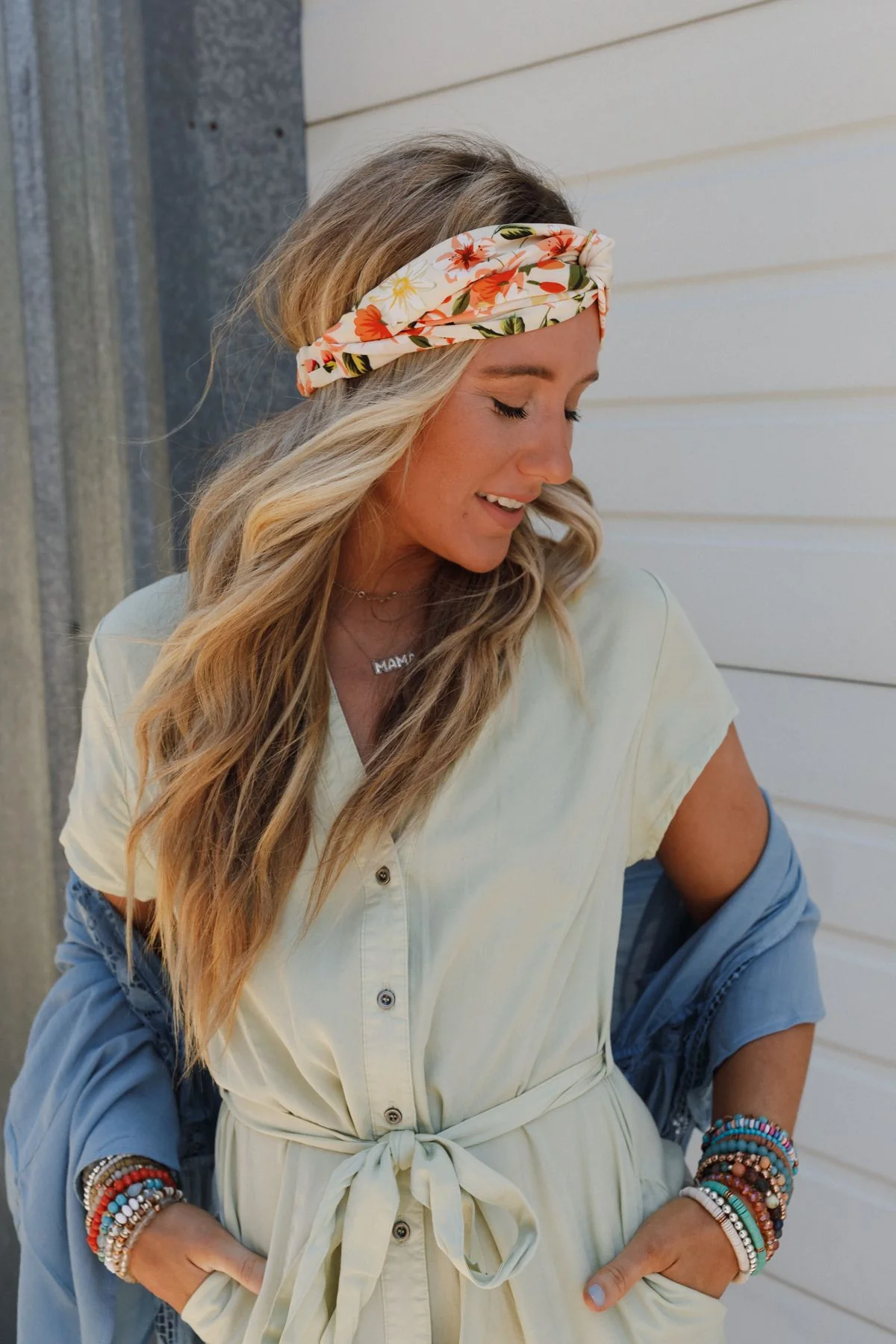 Pop Of Petals Headband - Ivory - Image 3