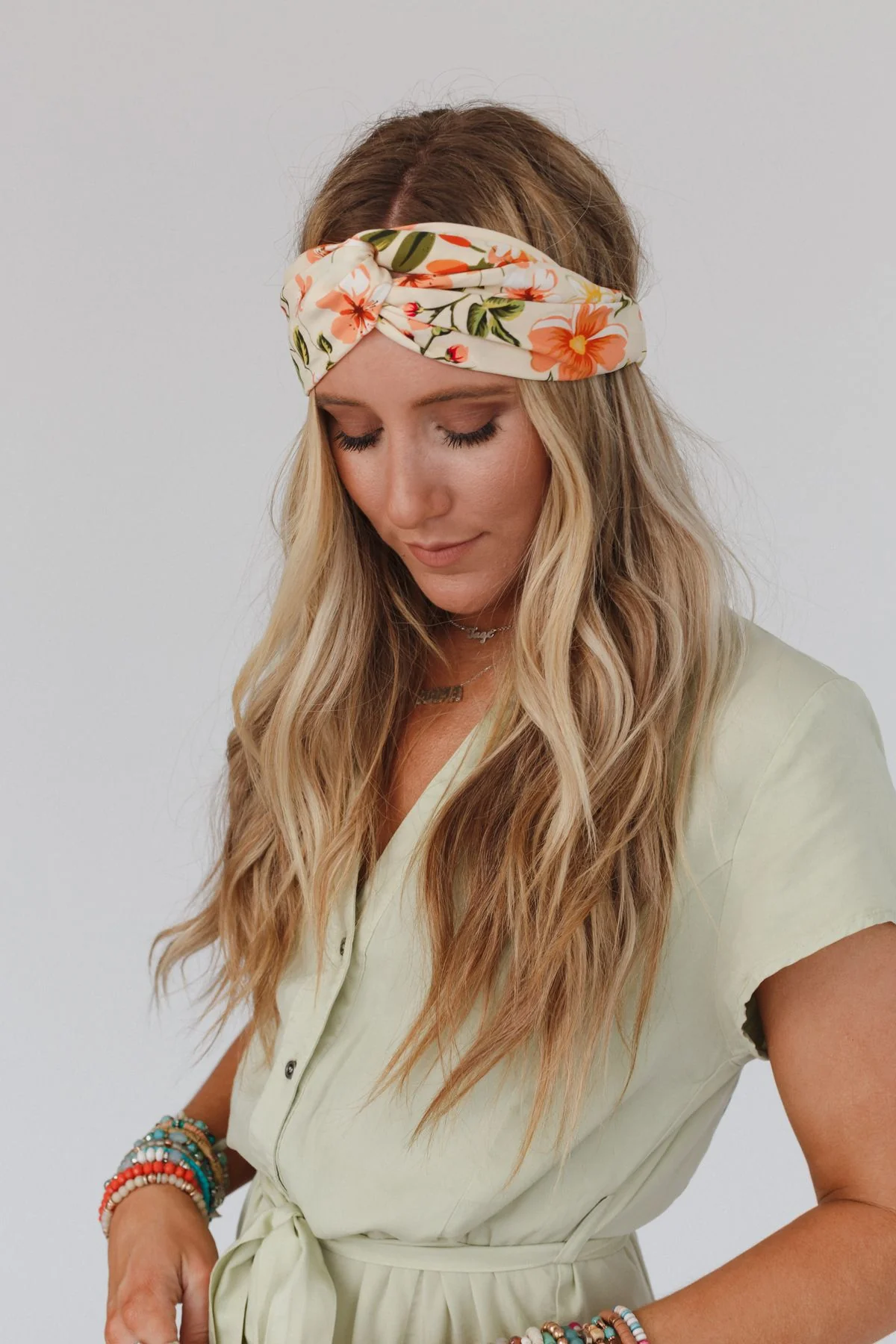 Pop Of Petals Headband - Ivory - Image 4