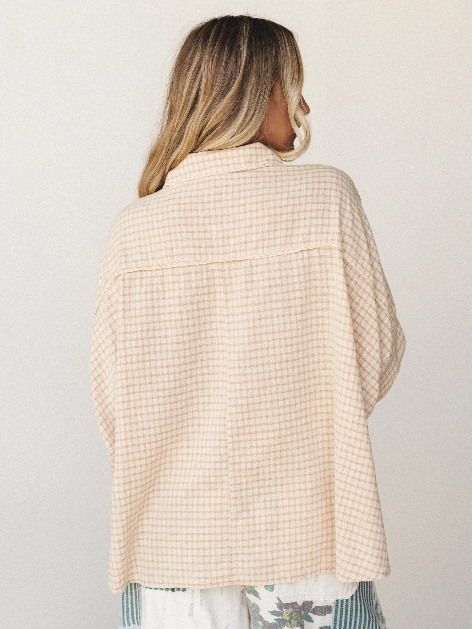 Poppy Button Down Blouse - Mustard - Image 7