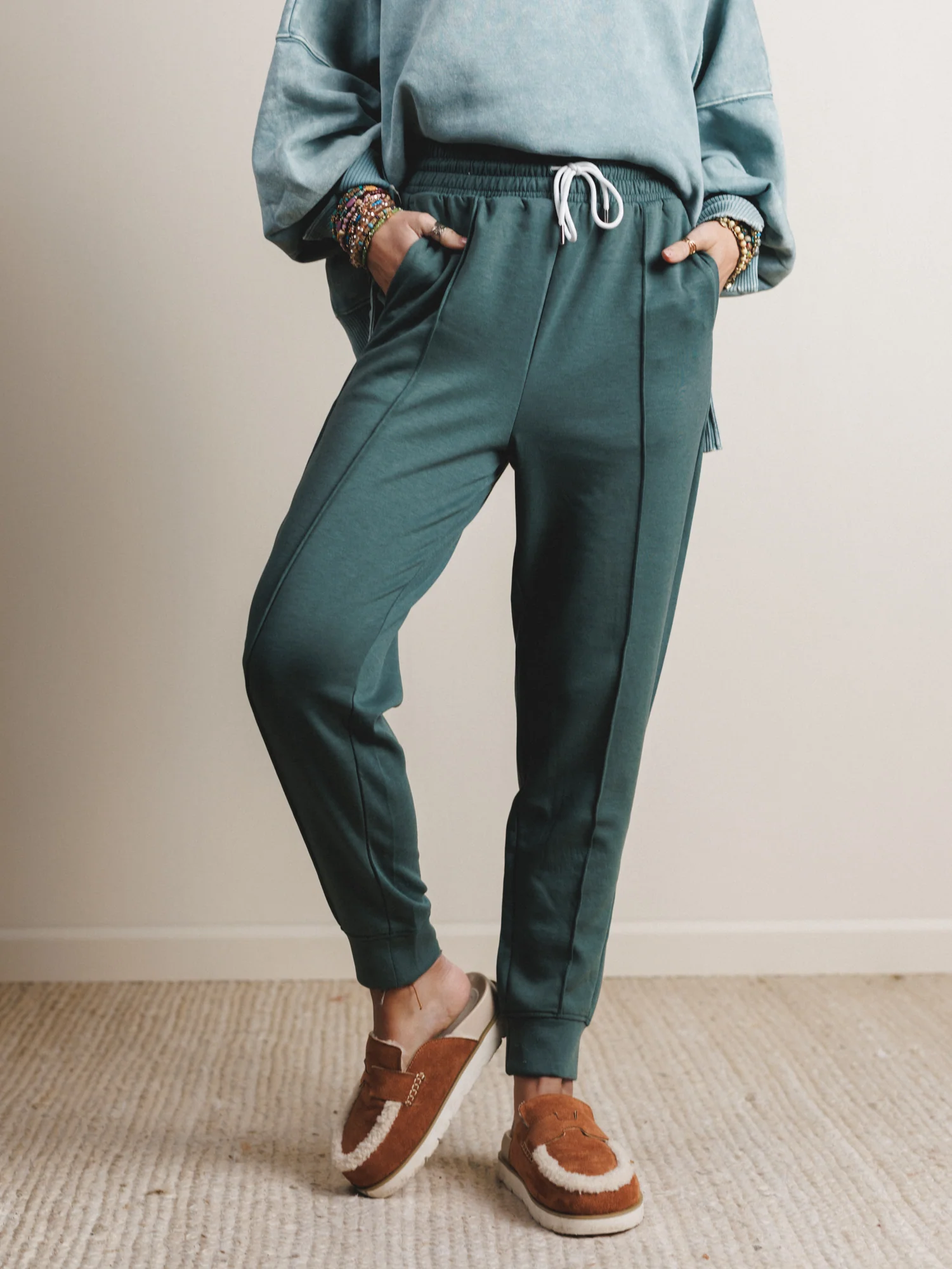 Pure Comfort Jogger Sweatpants - Ash Jade - Image 4