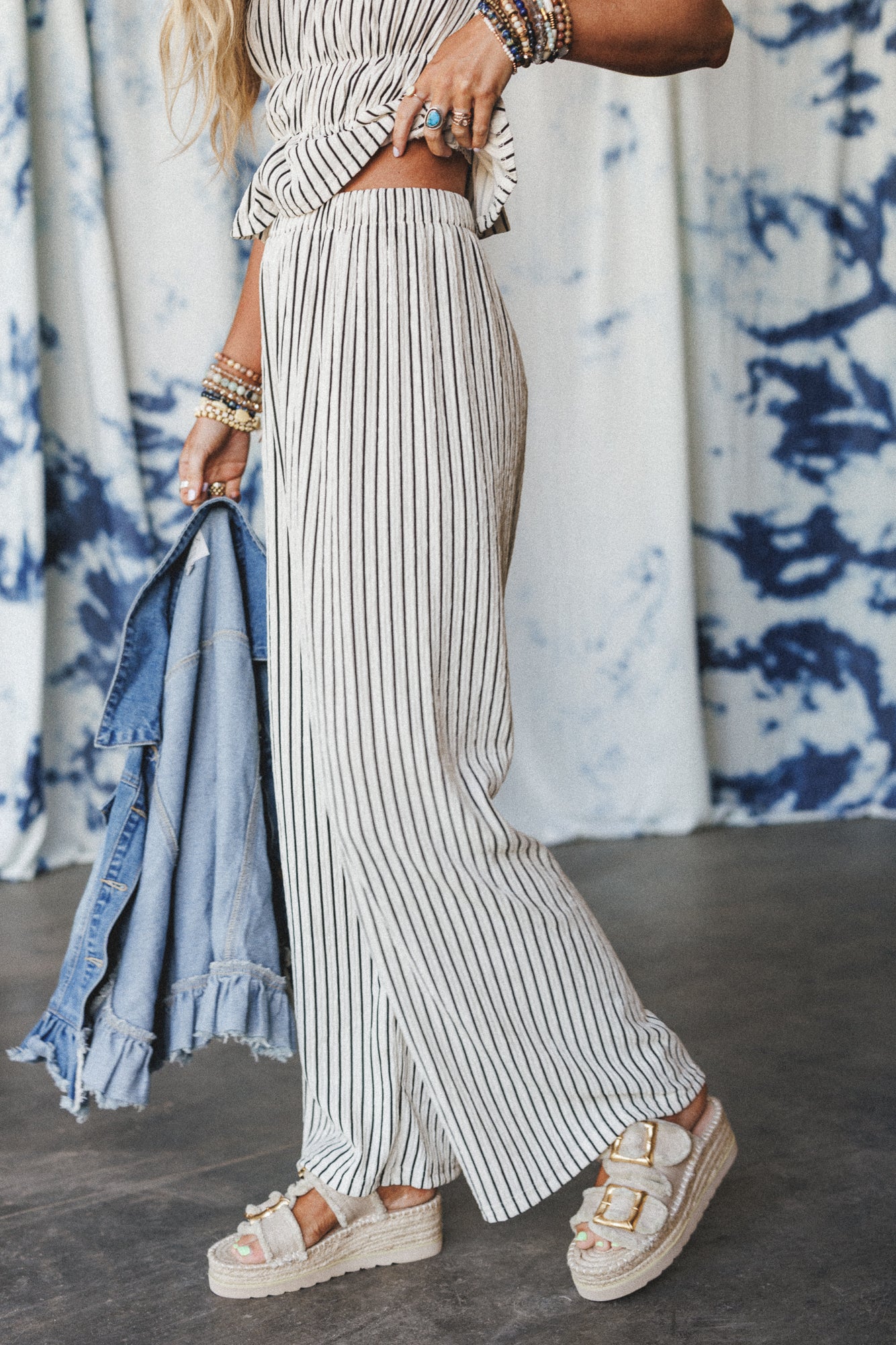 Pushing Limits Striped Pants - Natural - Image 2