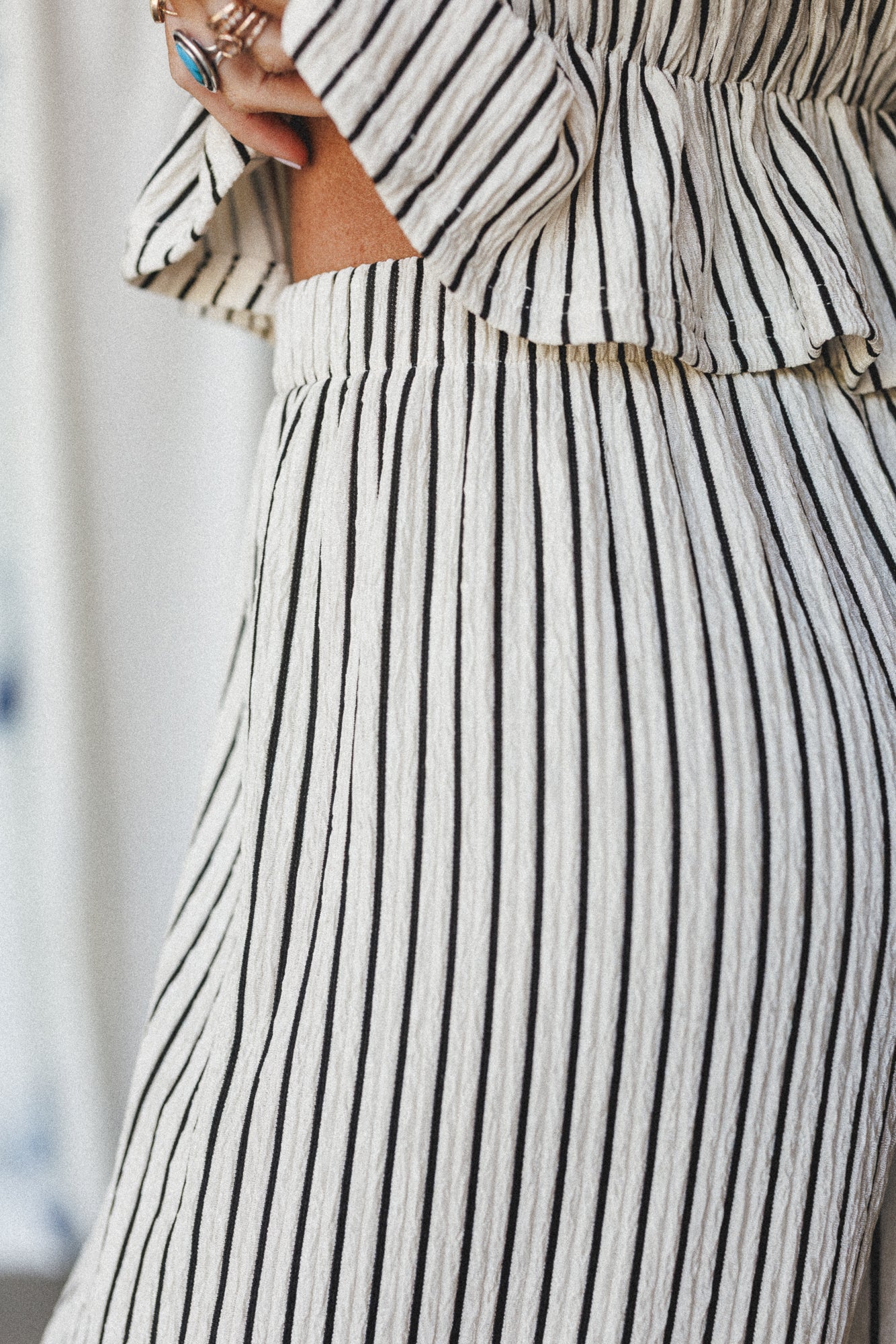 Pushing Limits Striped Pants - Natural - Image 3
