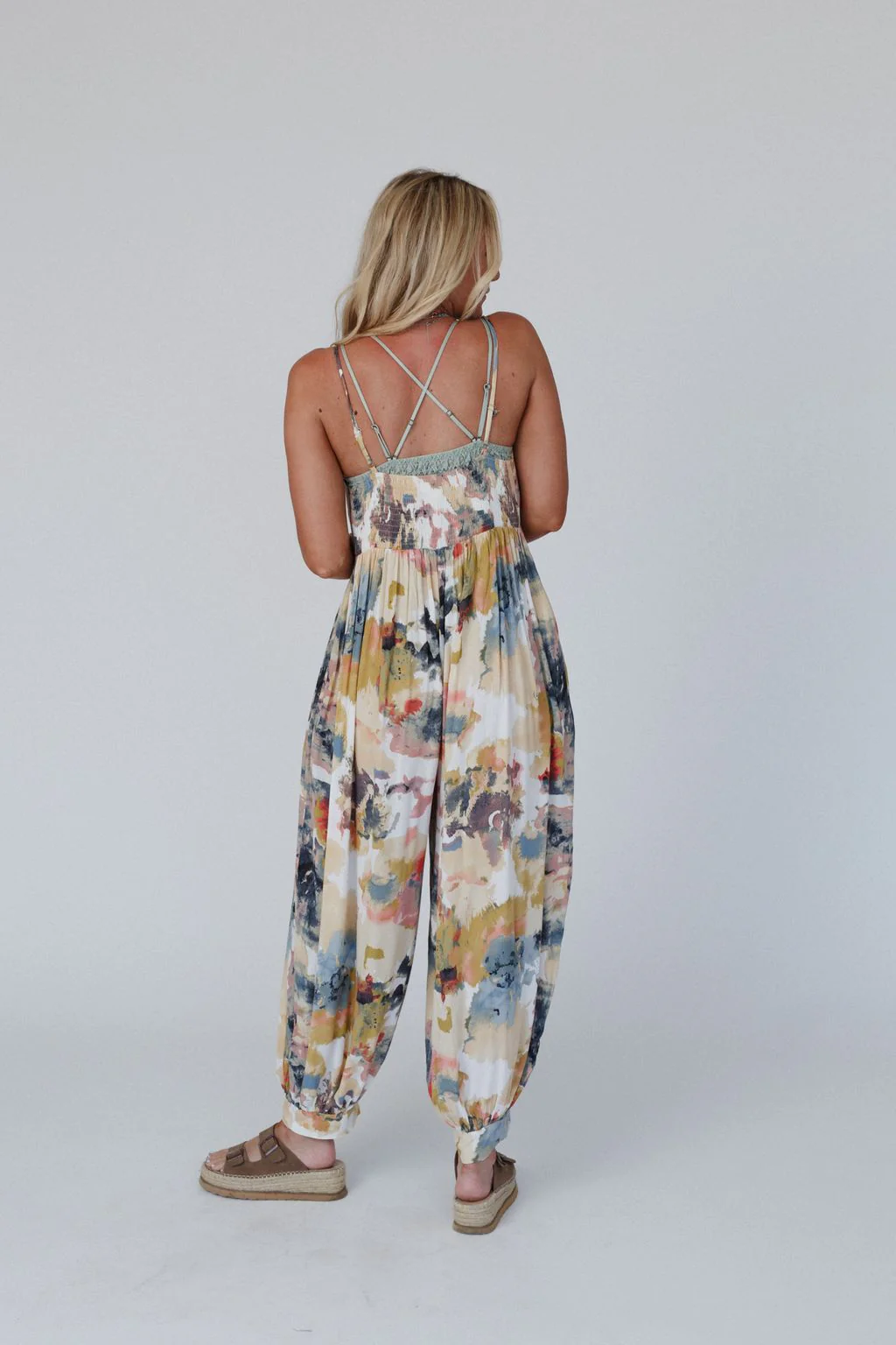 Radiant Dusk Jumpsuit - Mustard - Image 3