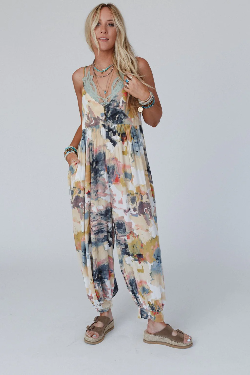 Radiant Dusk Jumpsuit - Mustard - Image 5