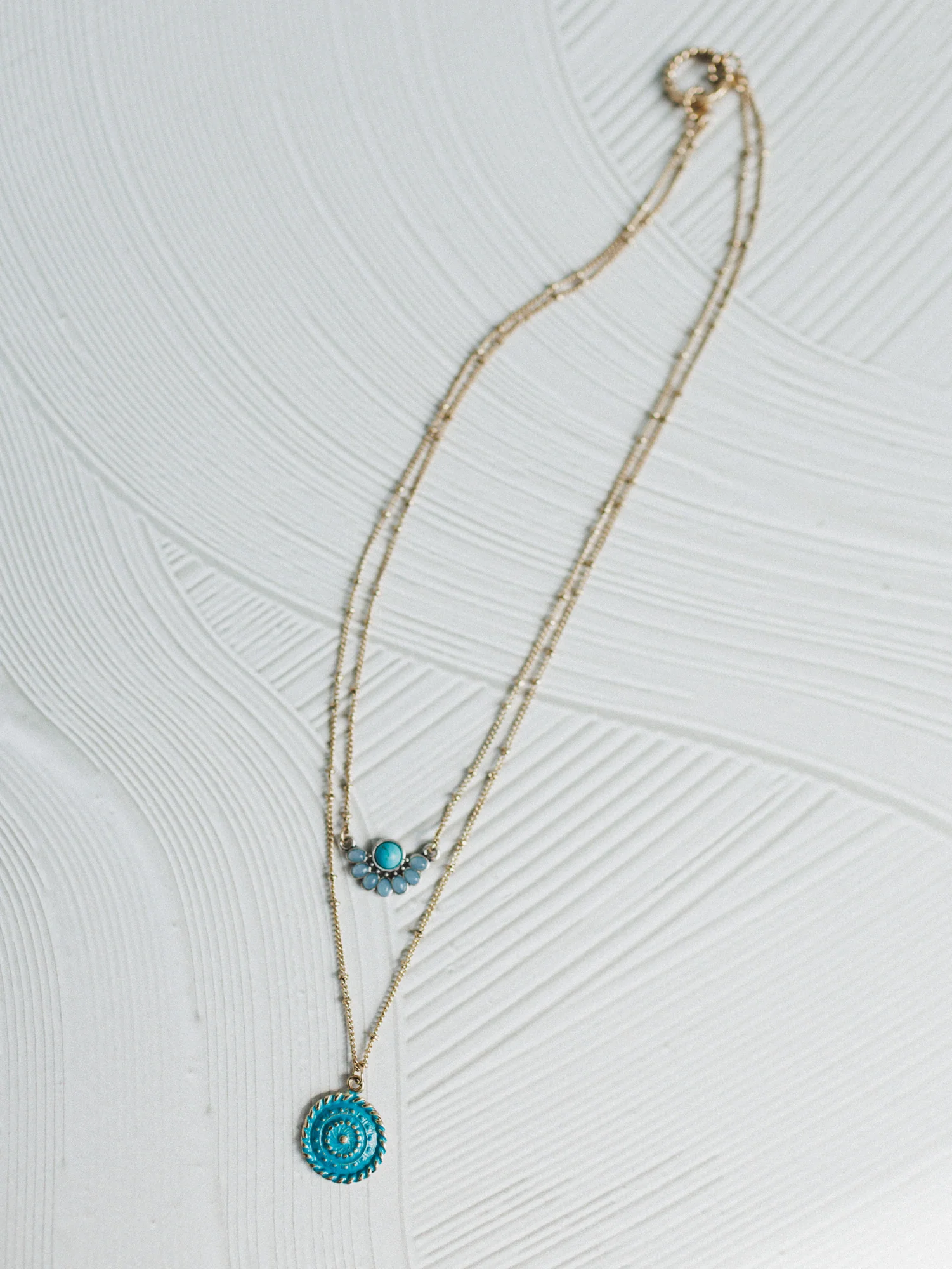 Radiant Wild Necklace - Turquoise - Image 3