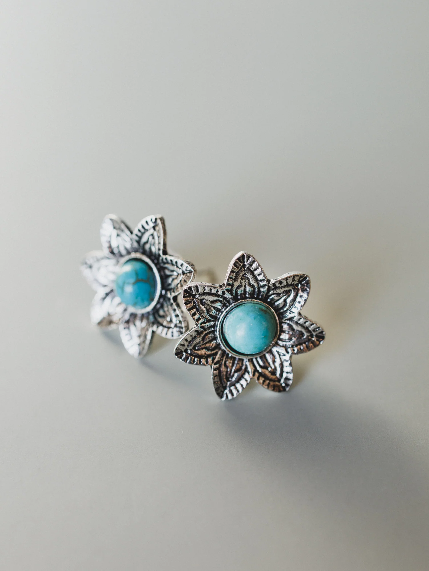 Ranch Life Stud Earrings - Silver - Image 4