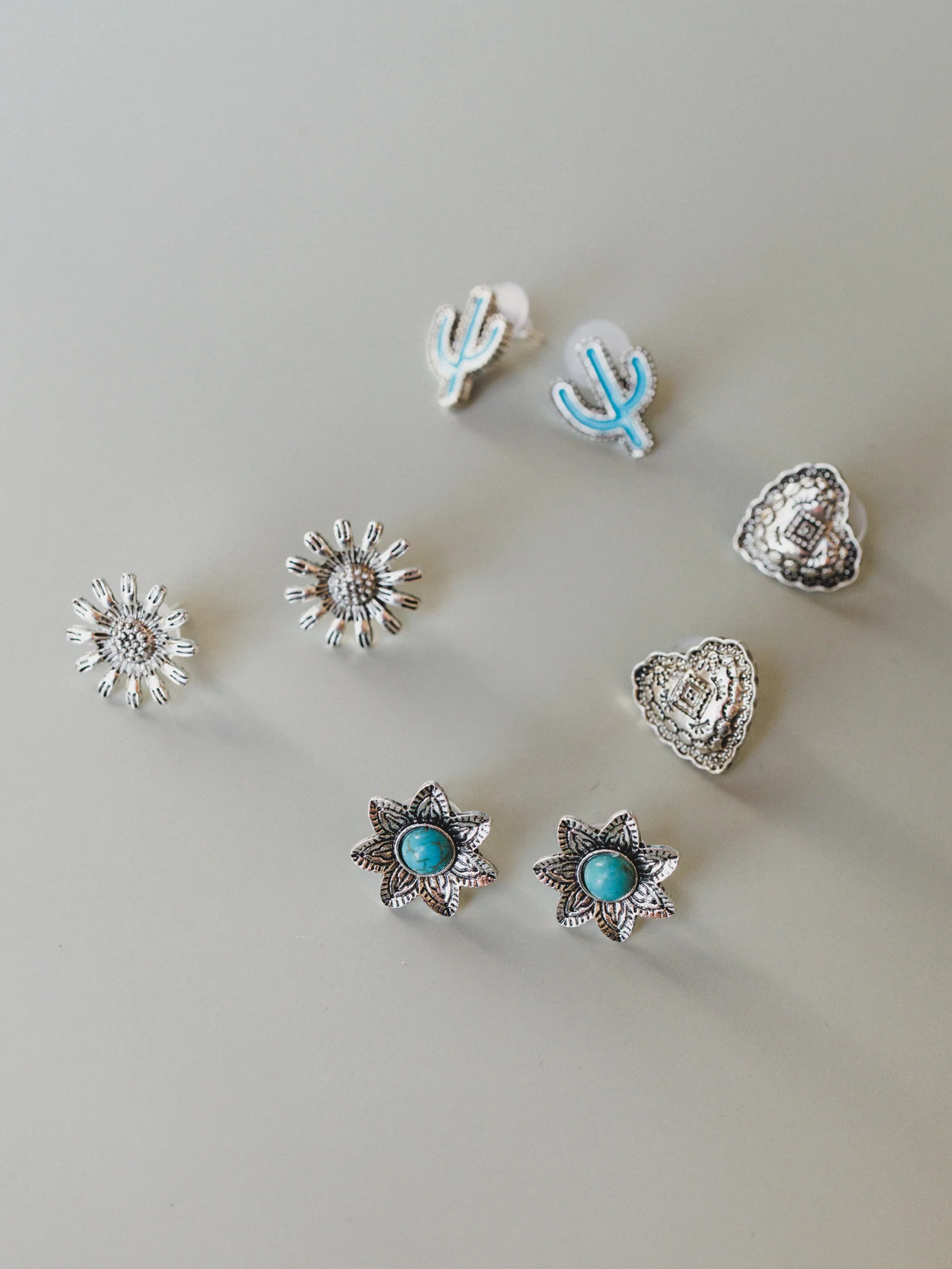Ranch Life Stud Earrings - Silver