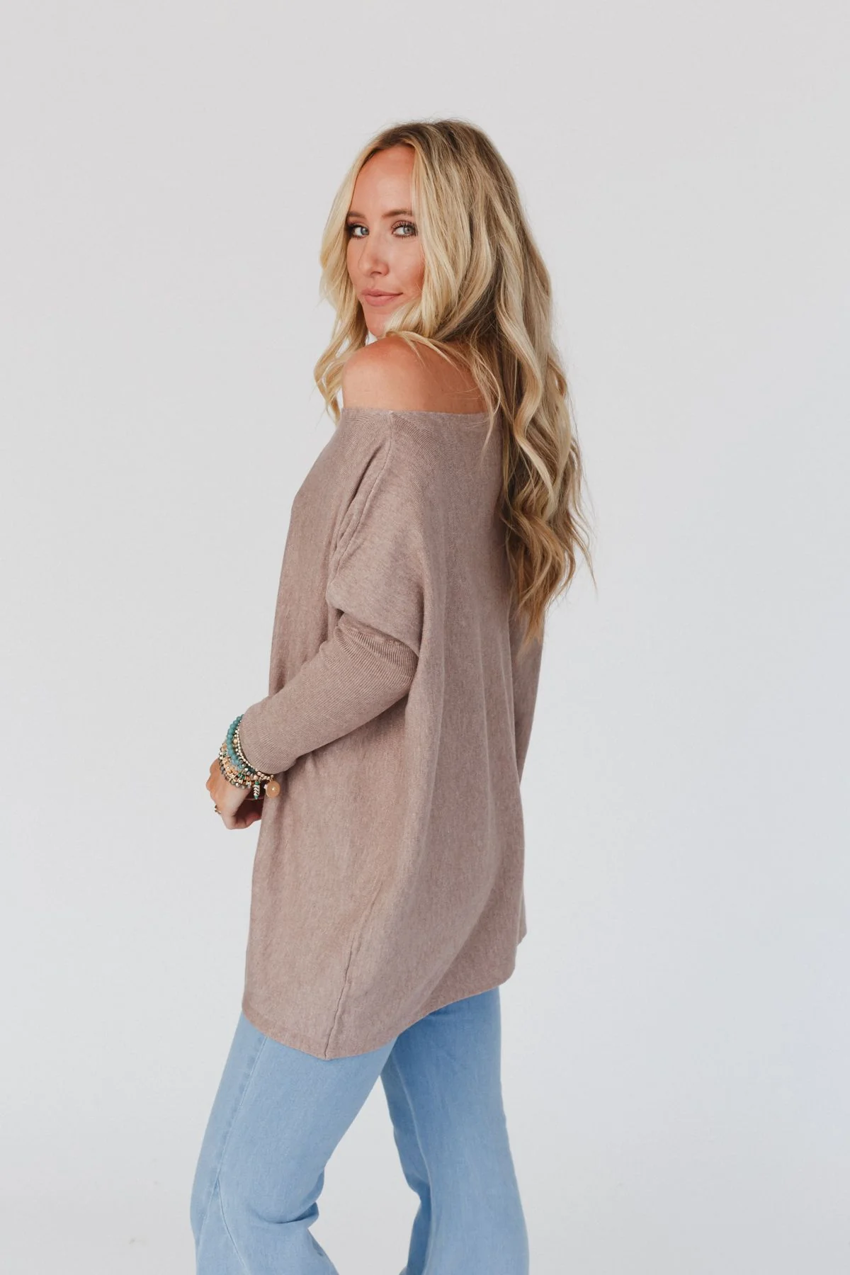 Ready Or Not Dolman Top - Latte - Image 5
