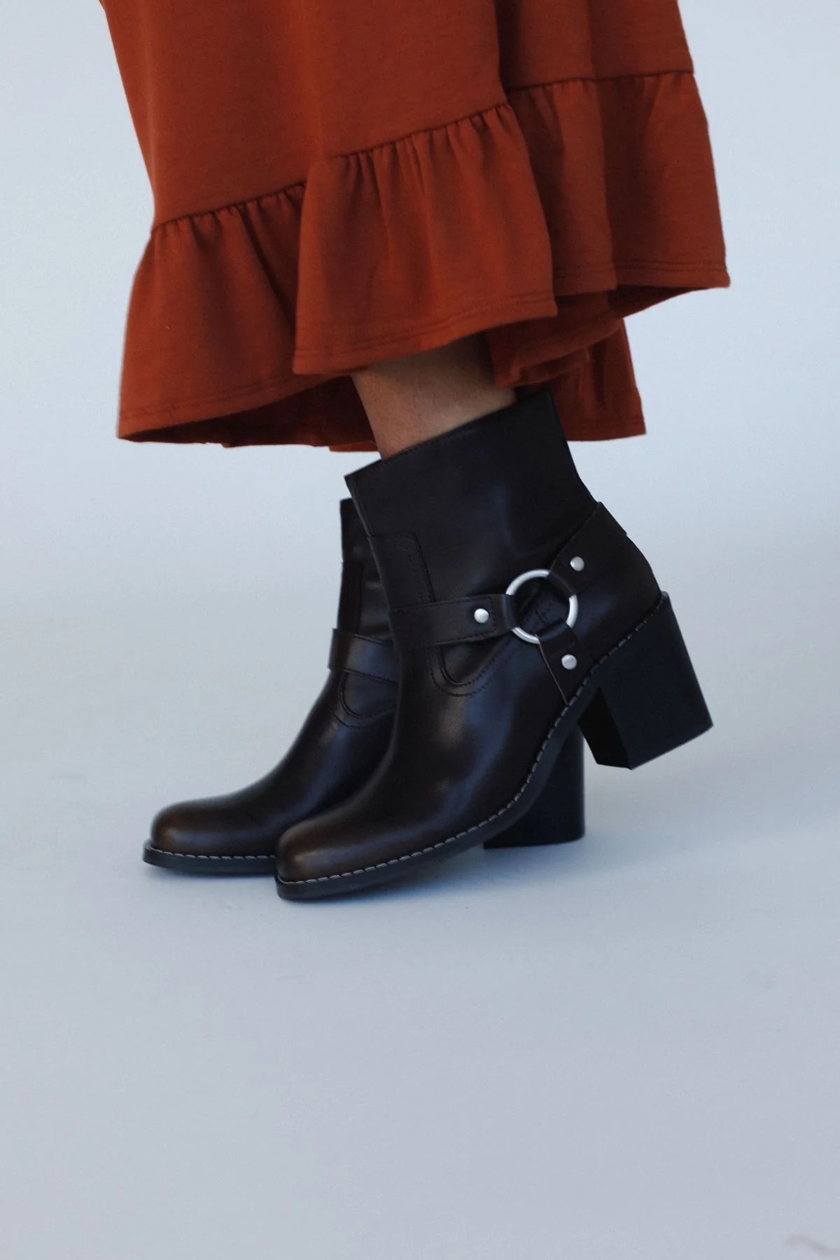 Rebel Stride Boots - Coffee - Image 3