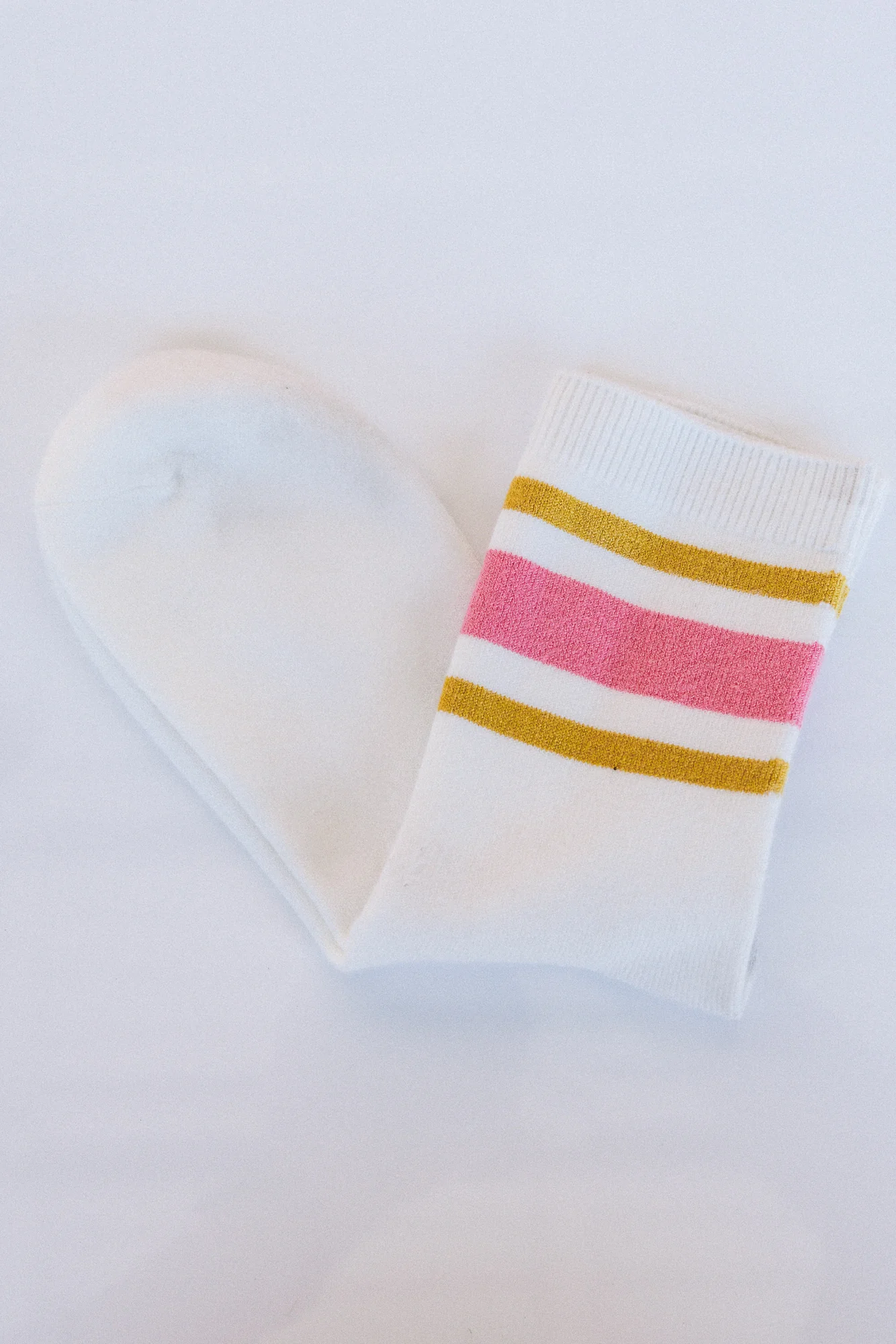 Retro Summer Crew Socks - Pink - Image 3