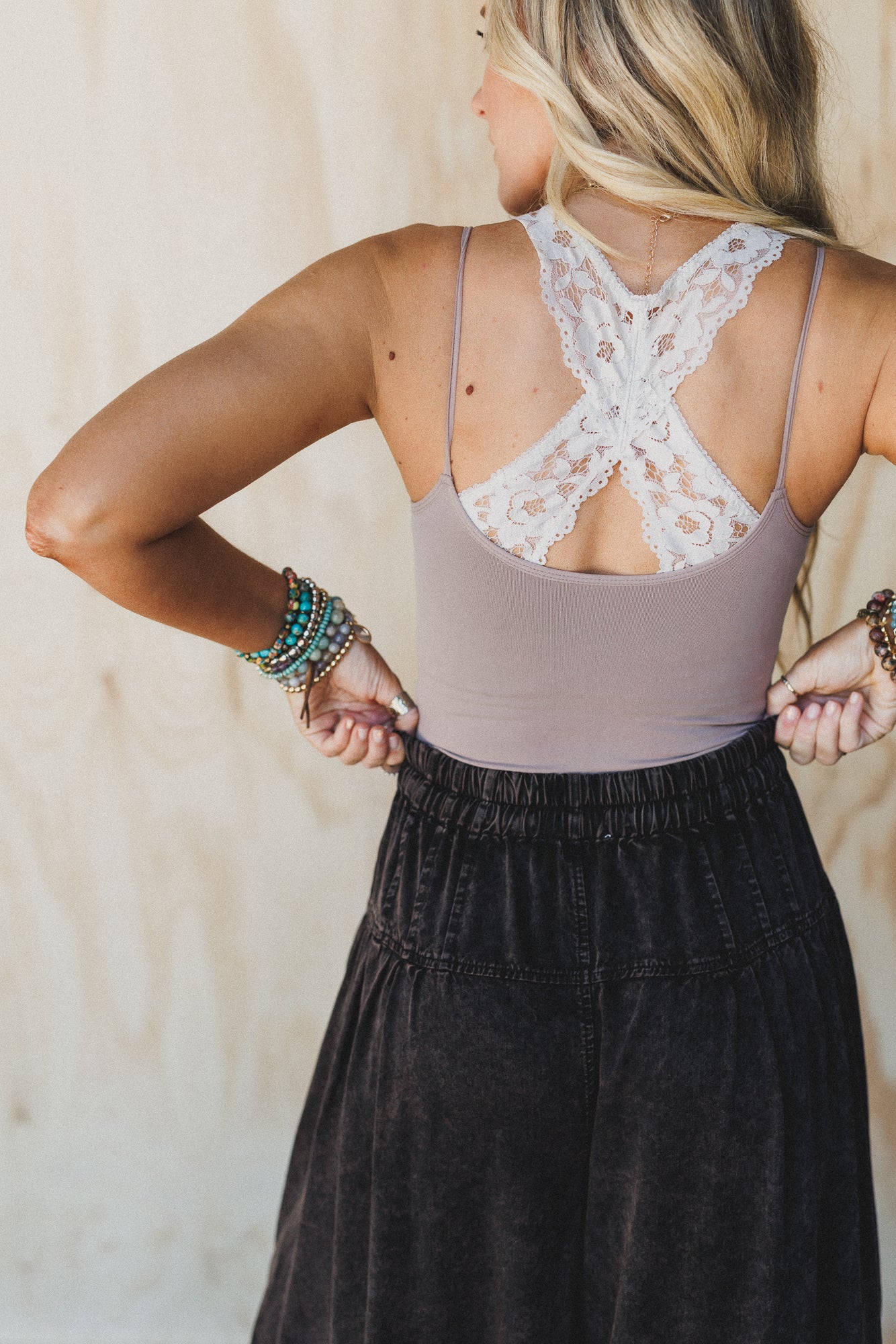 Rewind Bodysuit - Taupe - Image 4