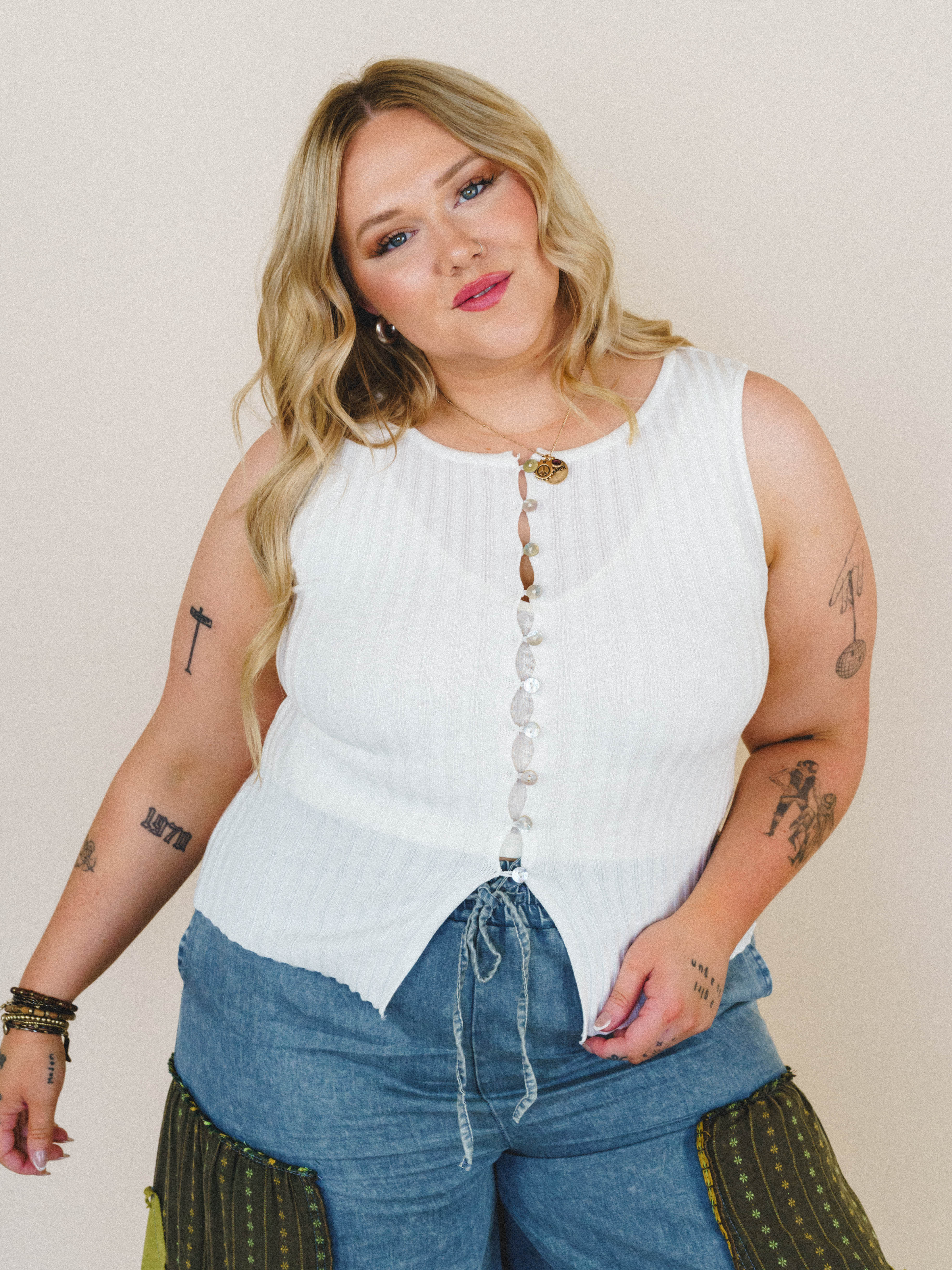 Riley Tank - White - Image 4