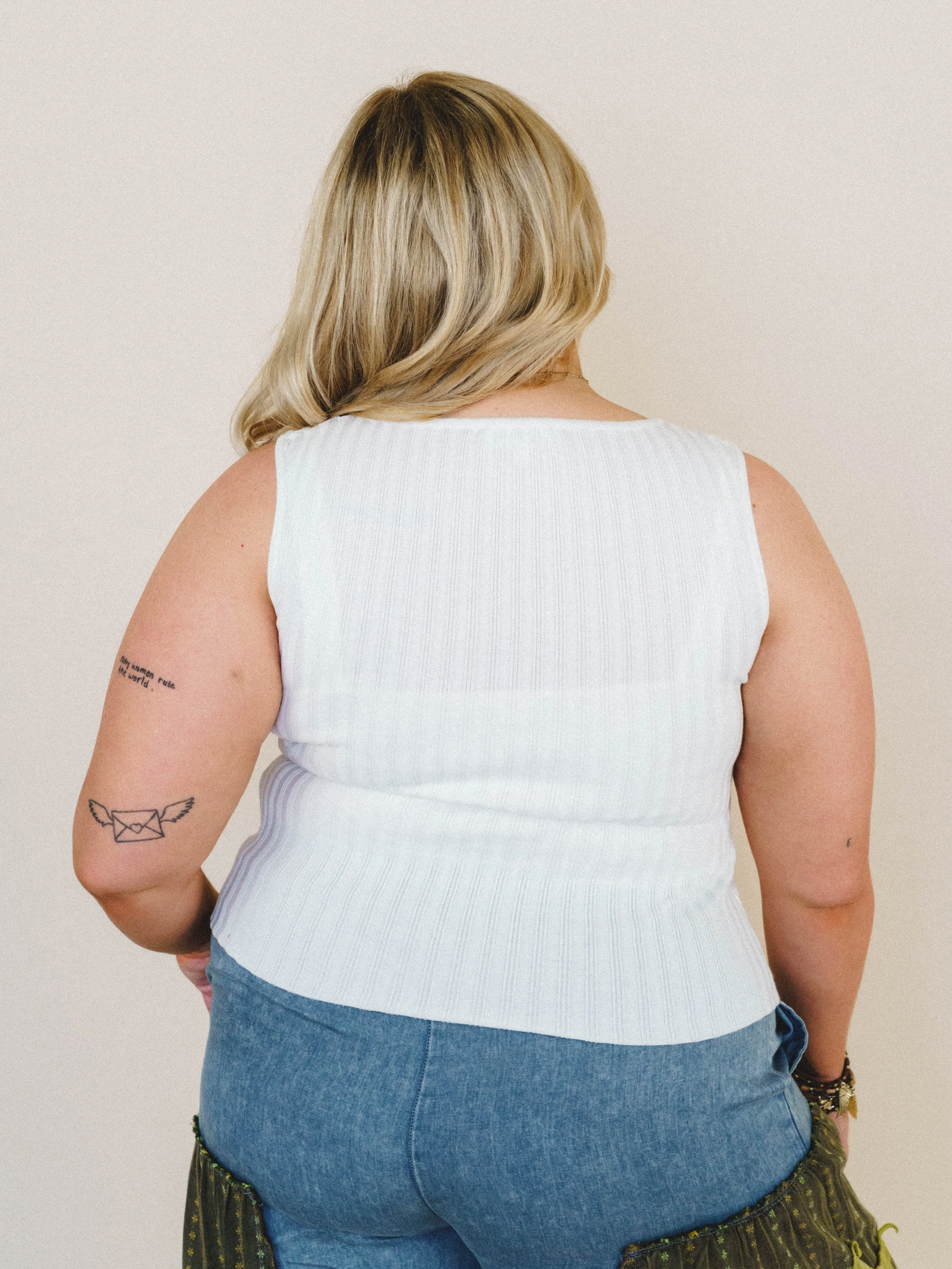 Riley Tank - White - Image 7