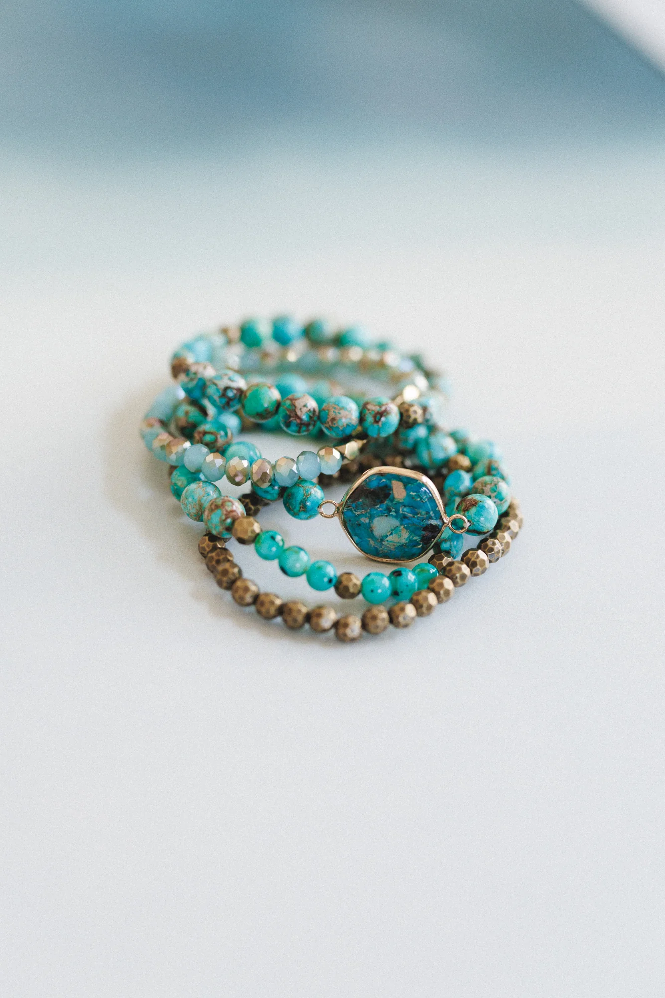 Rio Bloom Bracelet Set - Blue - Pre Order - Image 2